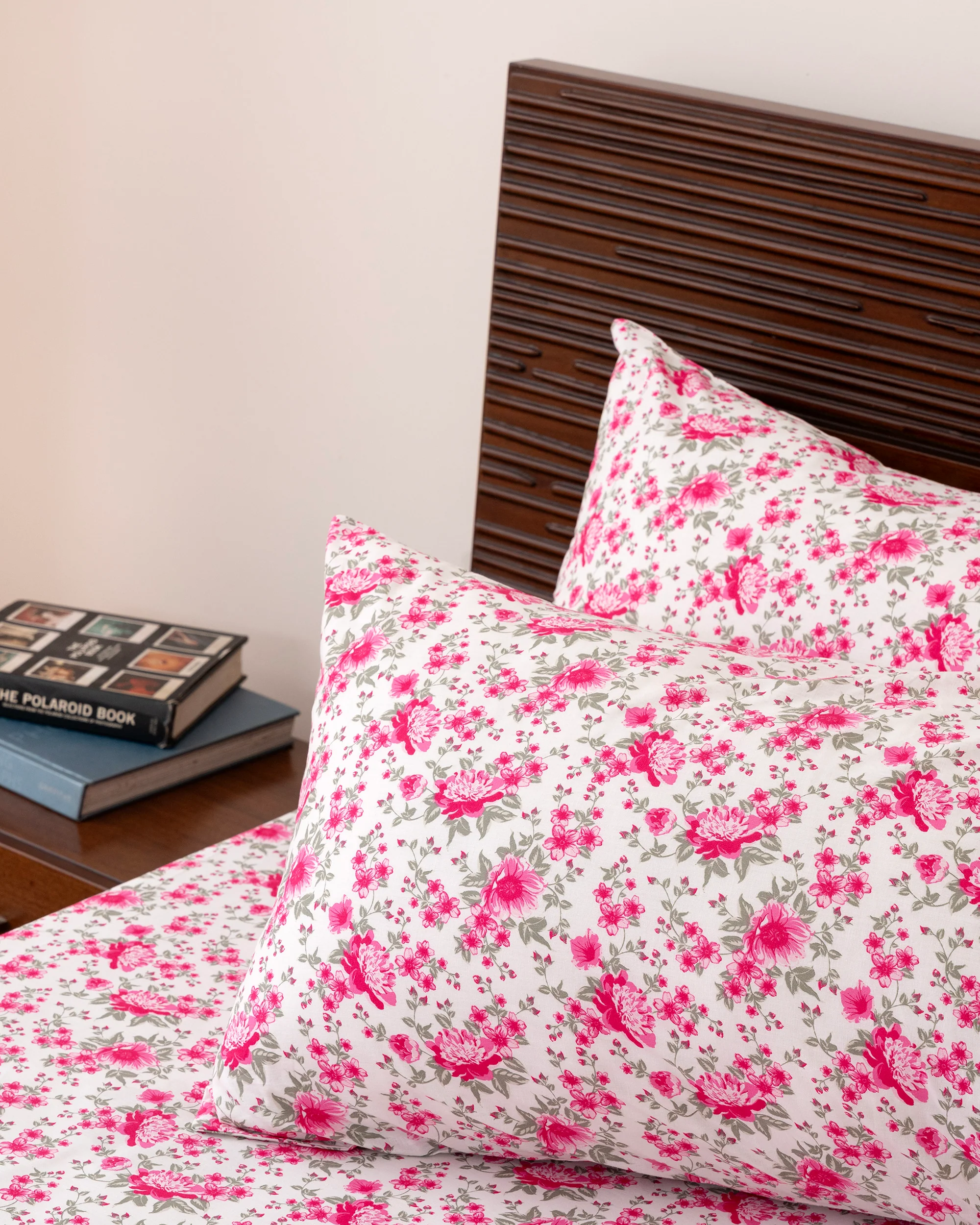 King-Size Bed Sheet - Rose Pink - Image 3