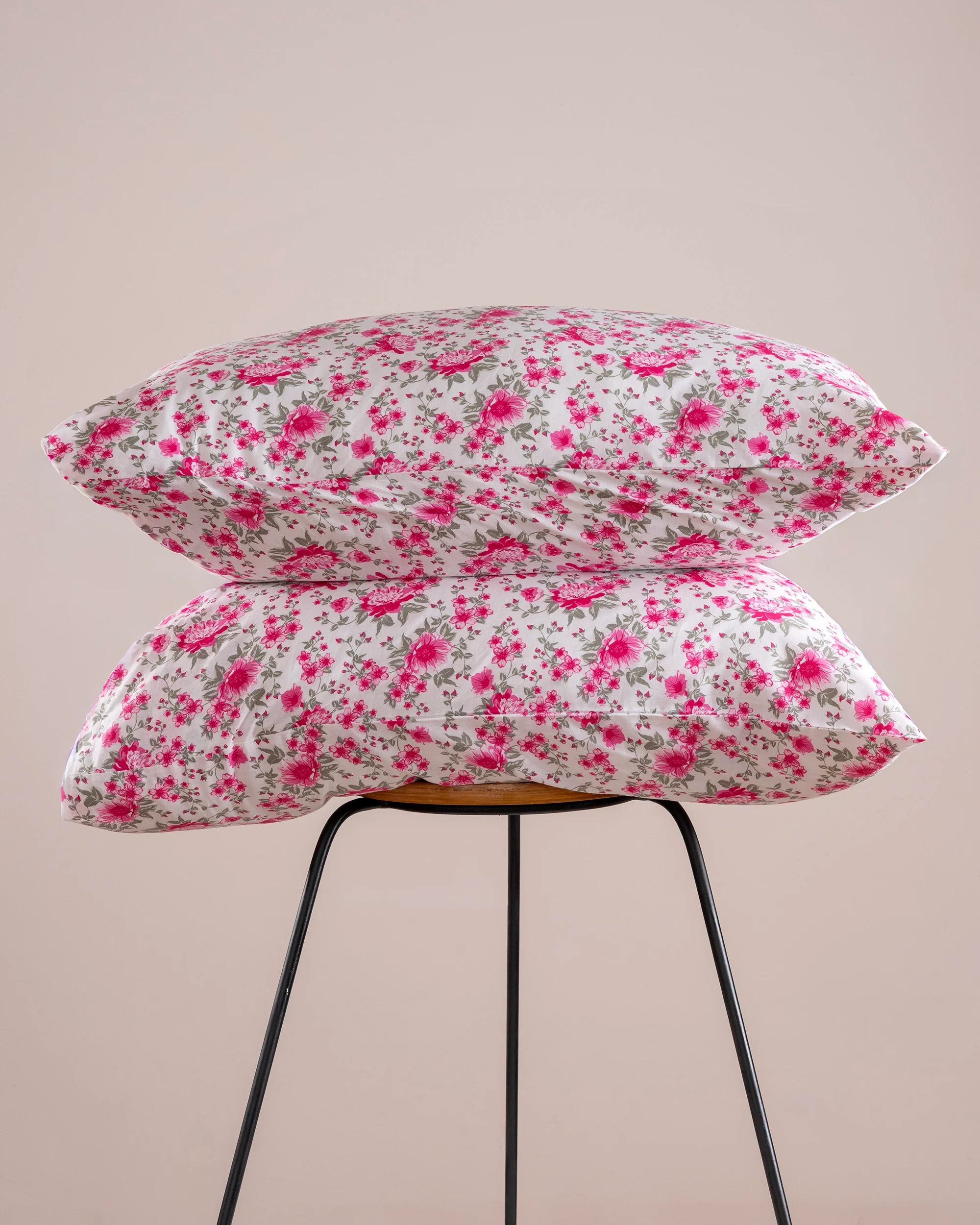King-Size Bed Sheet - Rose Pink - Image 6