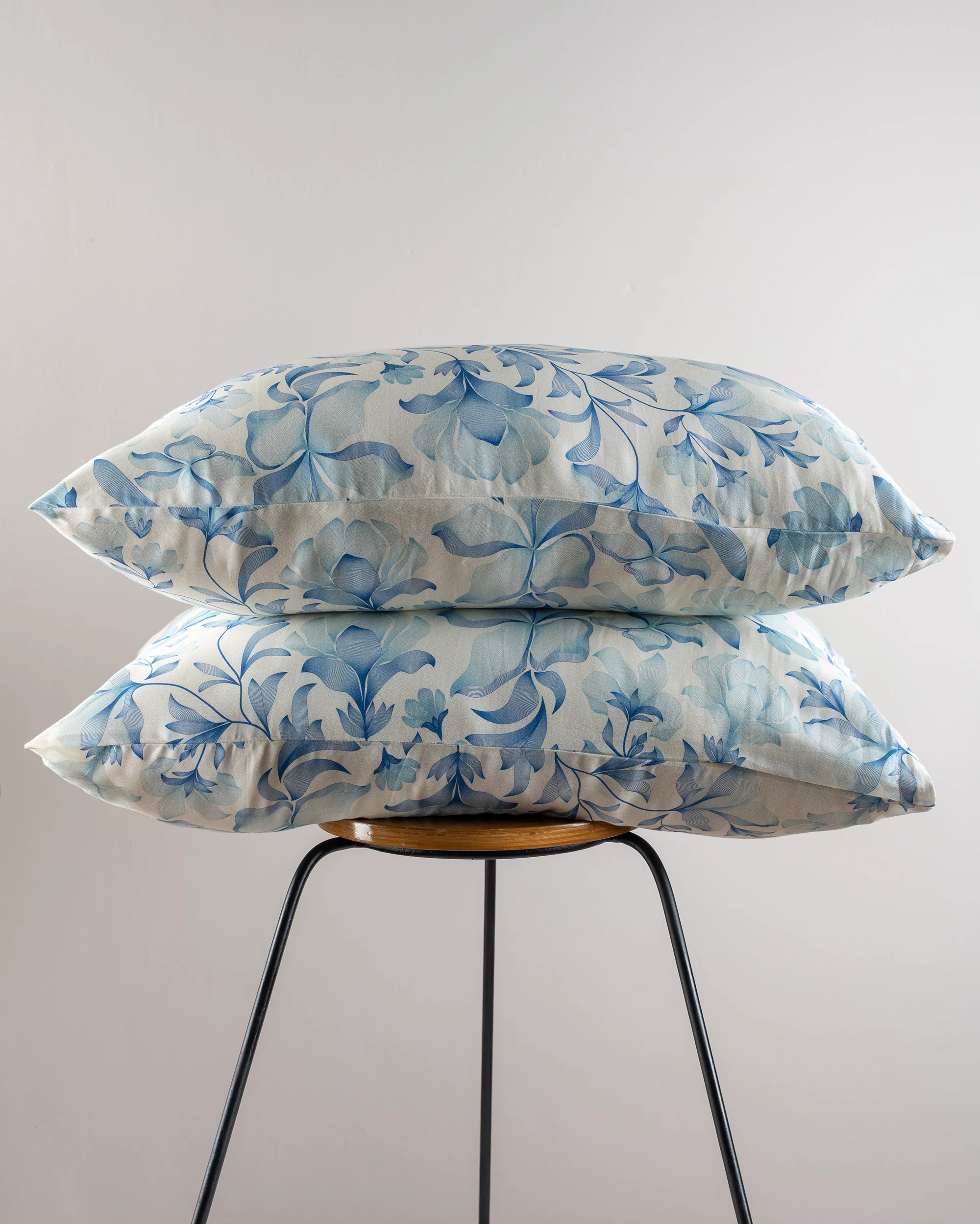 King-Size Bed Sheet - Powder Blue - Image 6