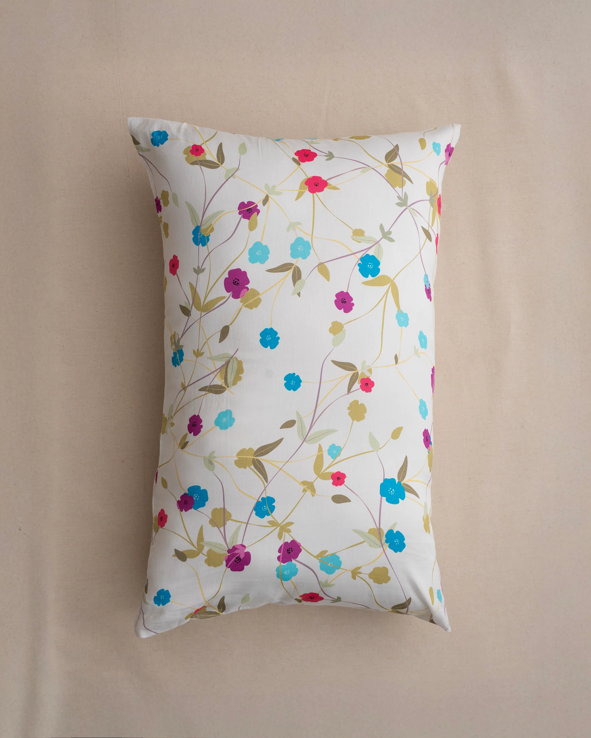 King-Size Bed Sheet - Multi Floral - Image 7