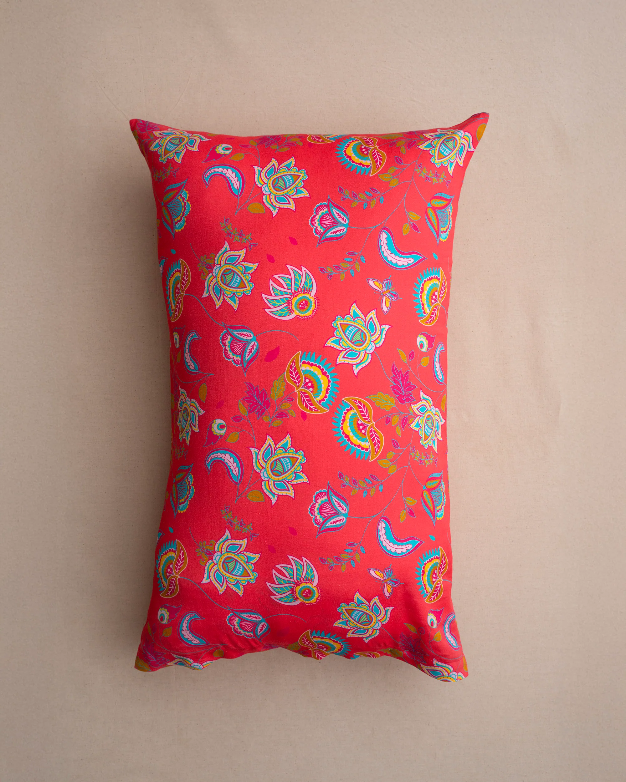 King-Size Bed Sheet - Multicolor Paisley - Image 7