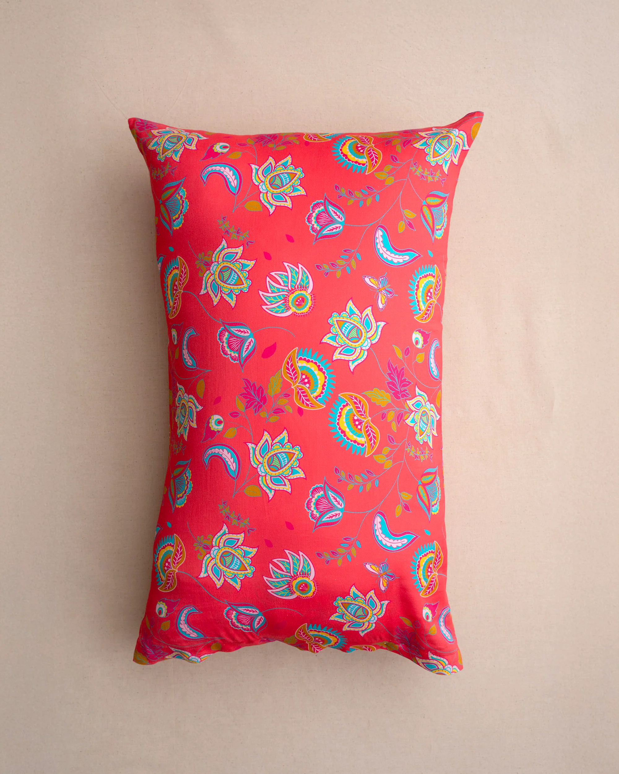 Queen-Size Bed Sheet - Multicolor Paisley - Image 7