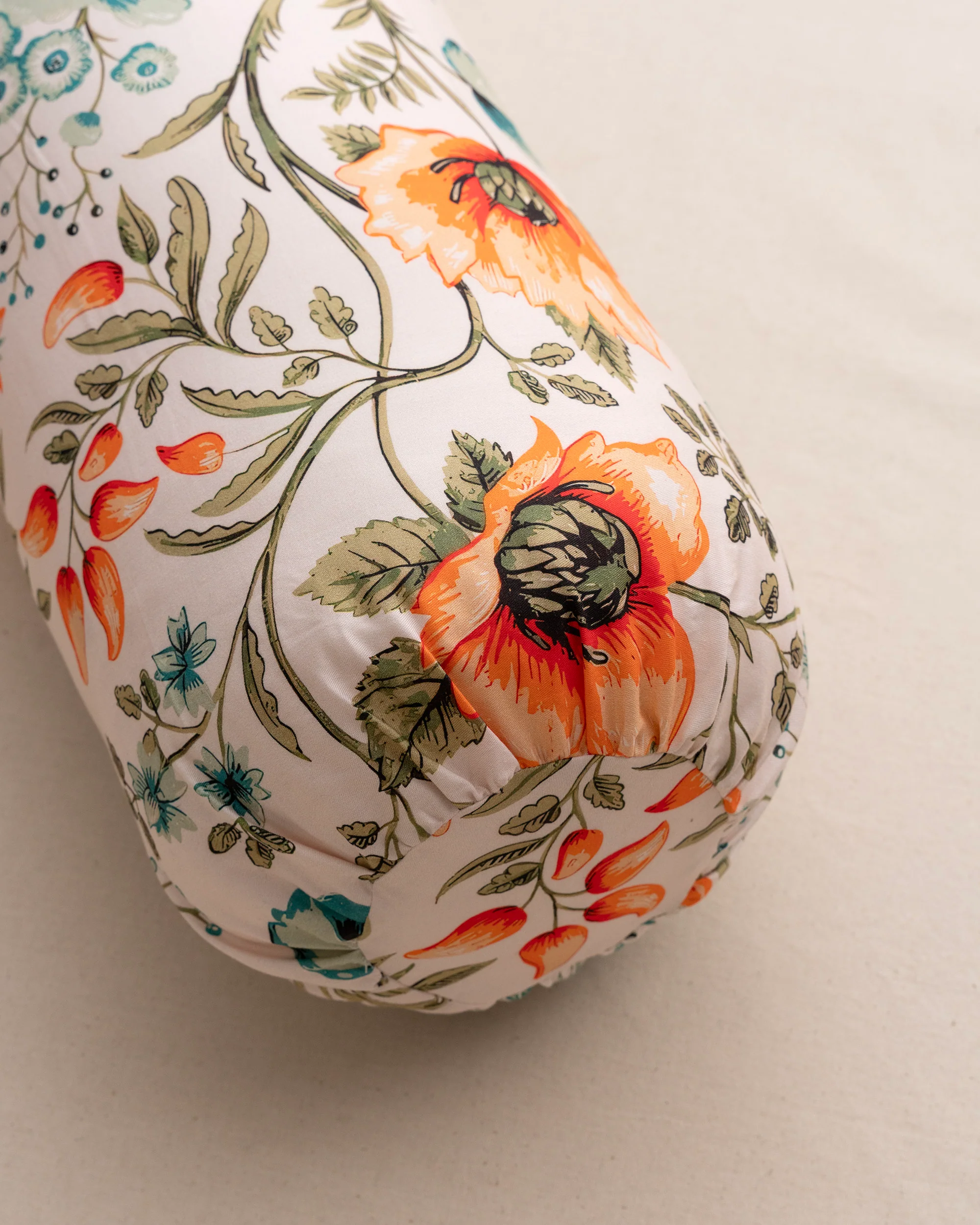 Bolster Cover - Coral Orange - Image 2