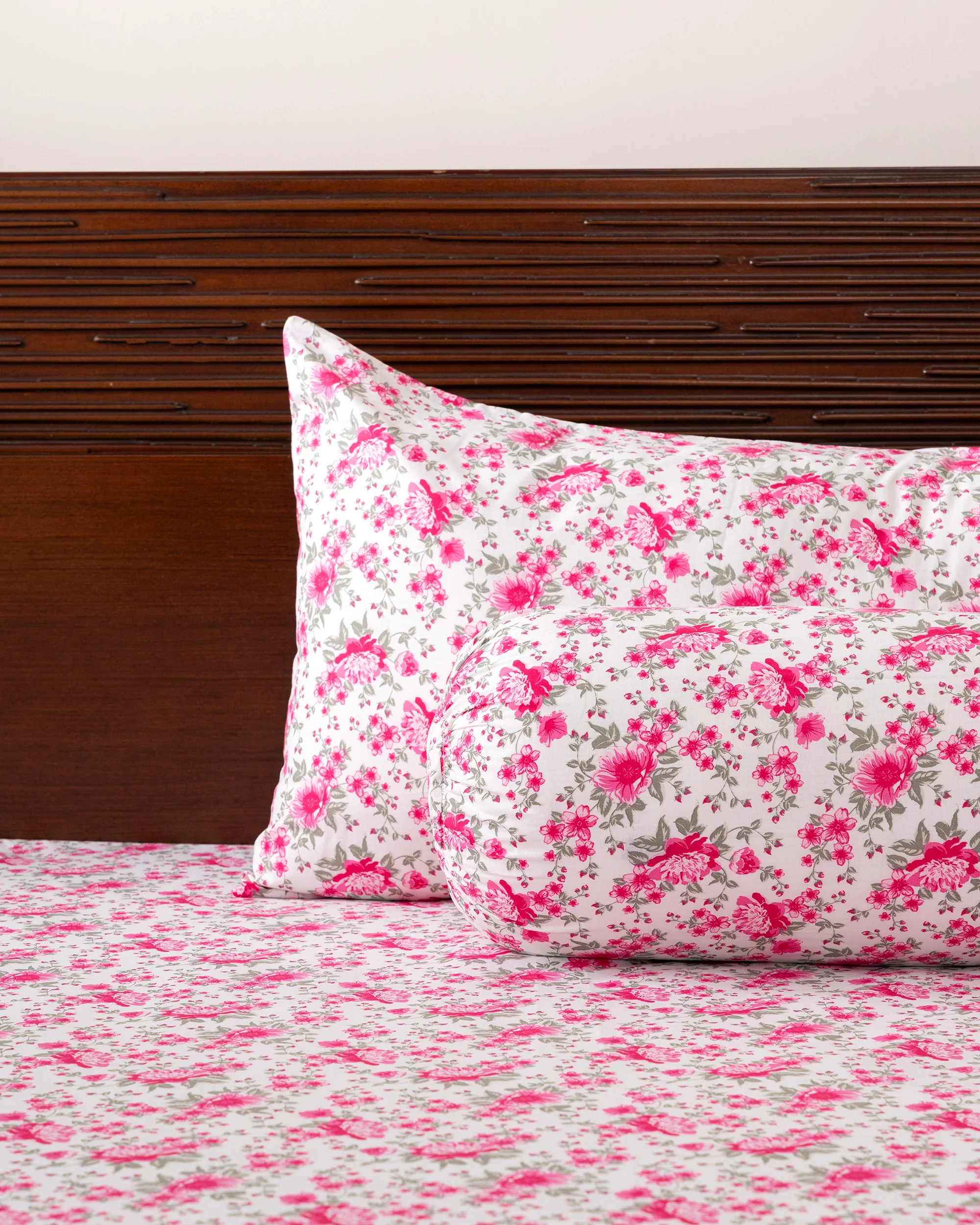 Bolster Cover - Rose Pink - Image 4