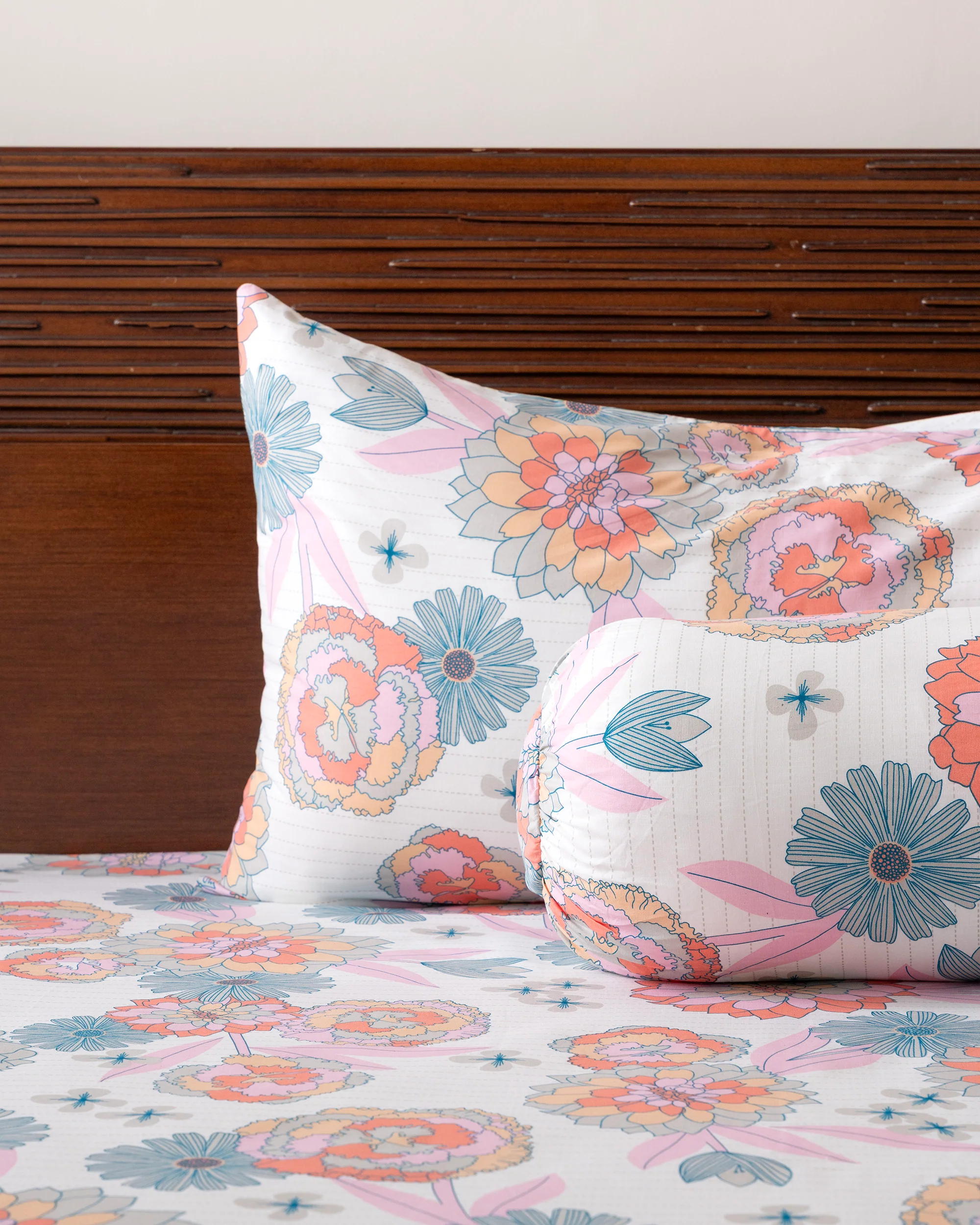 Bolster Cover - Multicolor Paisley - Image 4