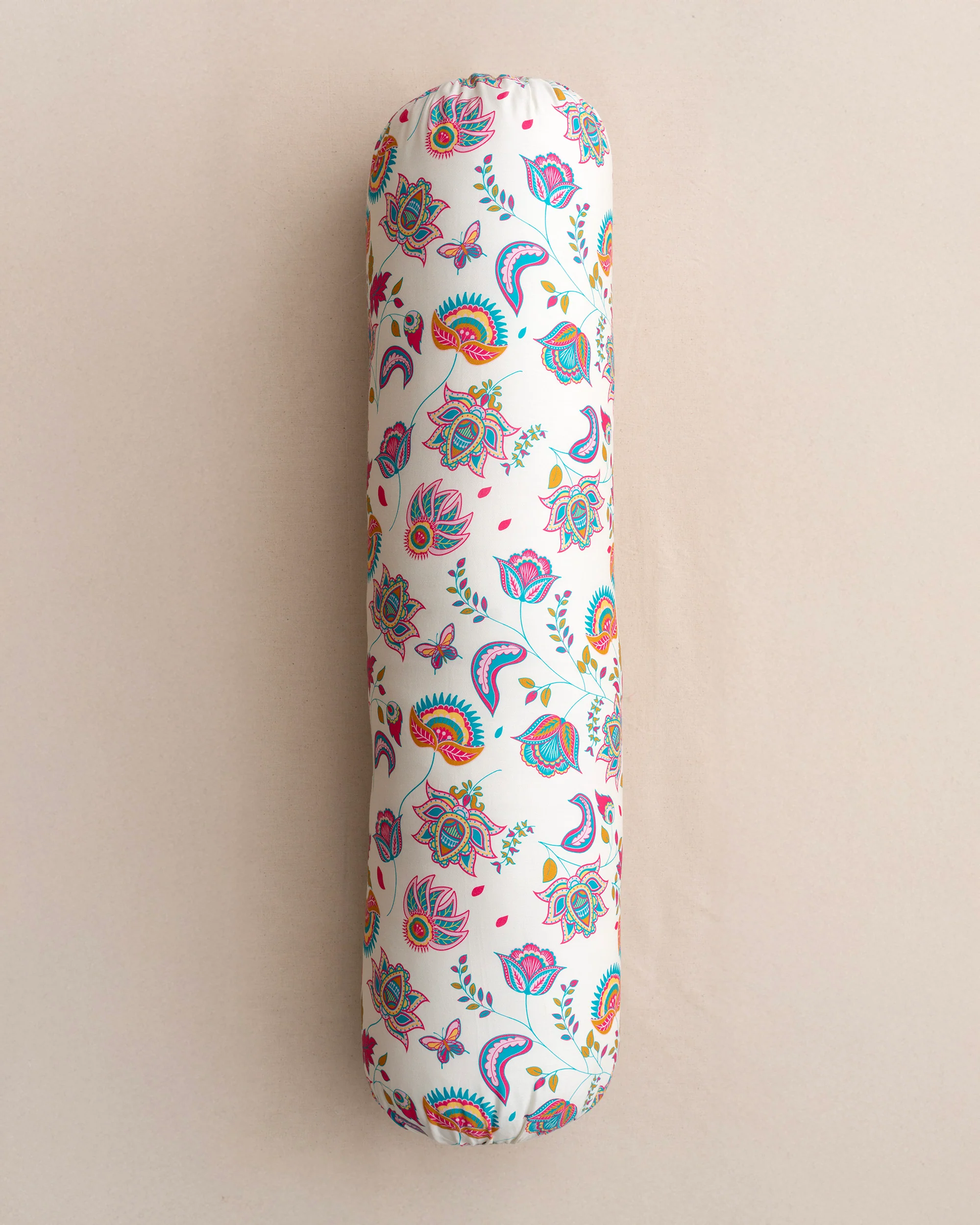 Bolster Cover - Multicolor Paisley - Image 3