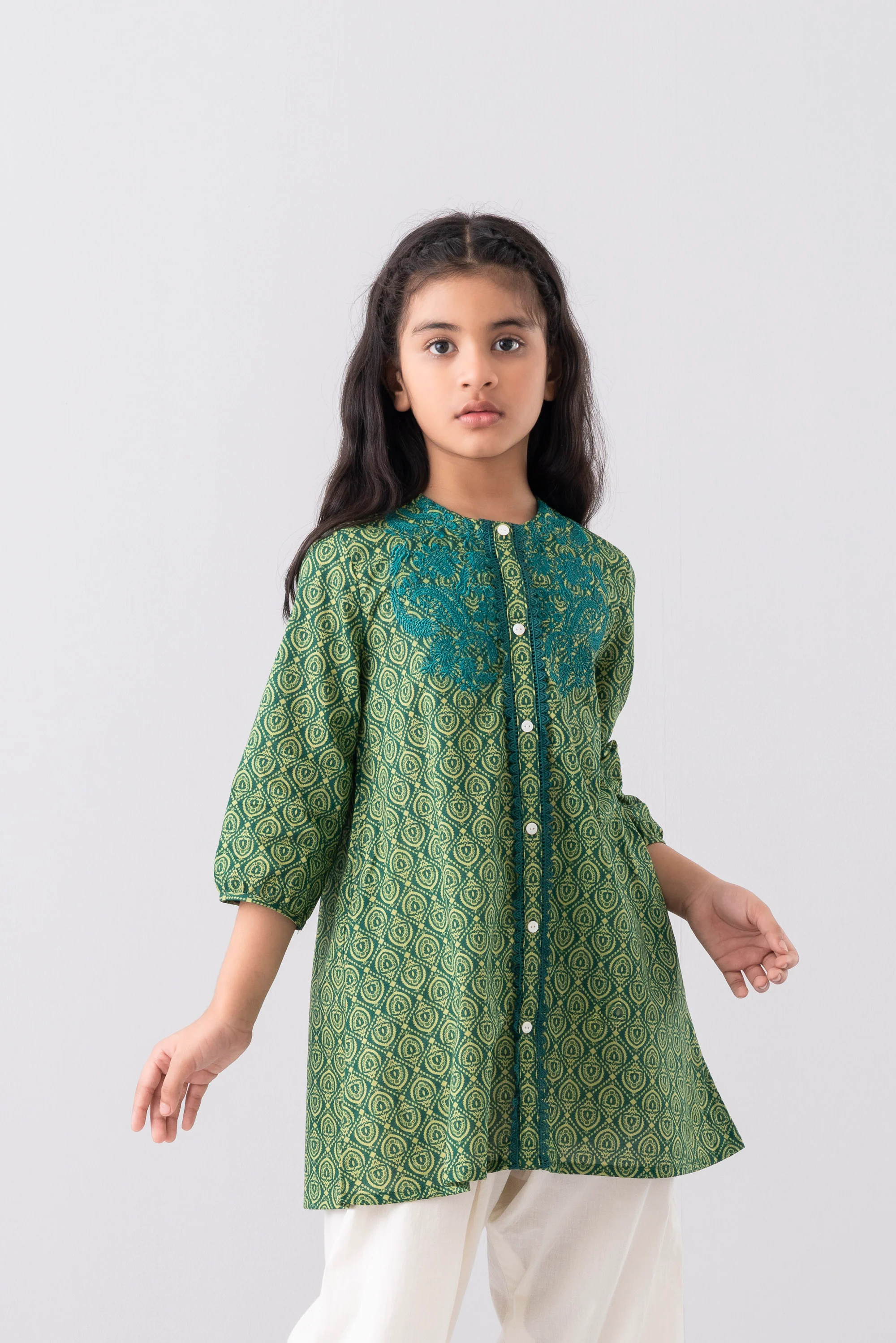 Girls Ethnic Frock (6-8 Years) - Image 2