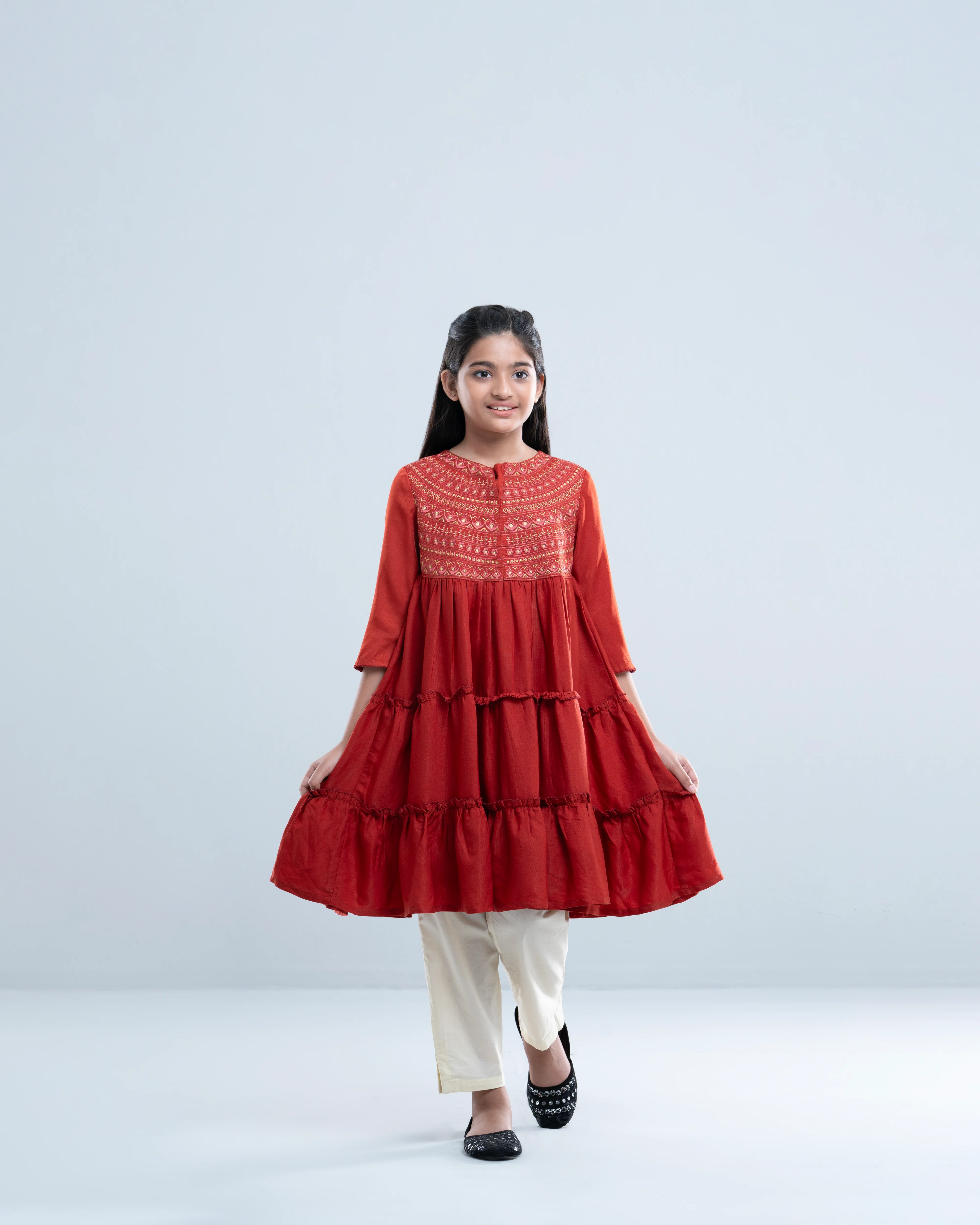 Girls' Ethnic Top (6-8 Years)