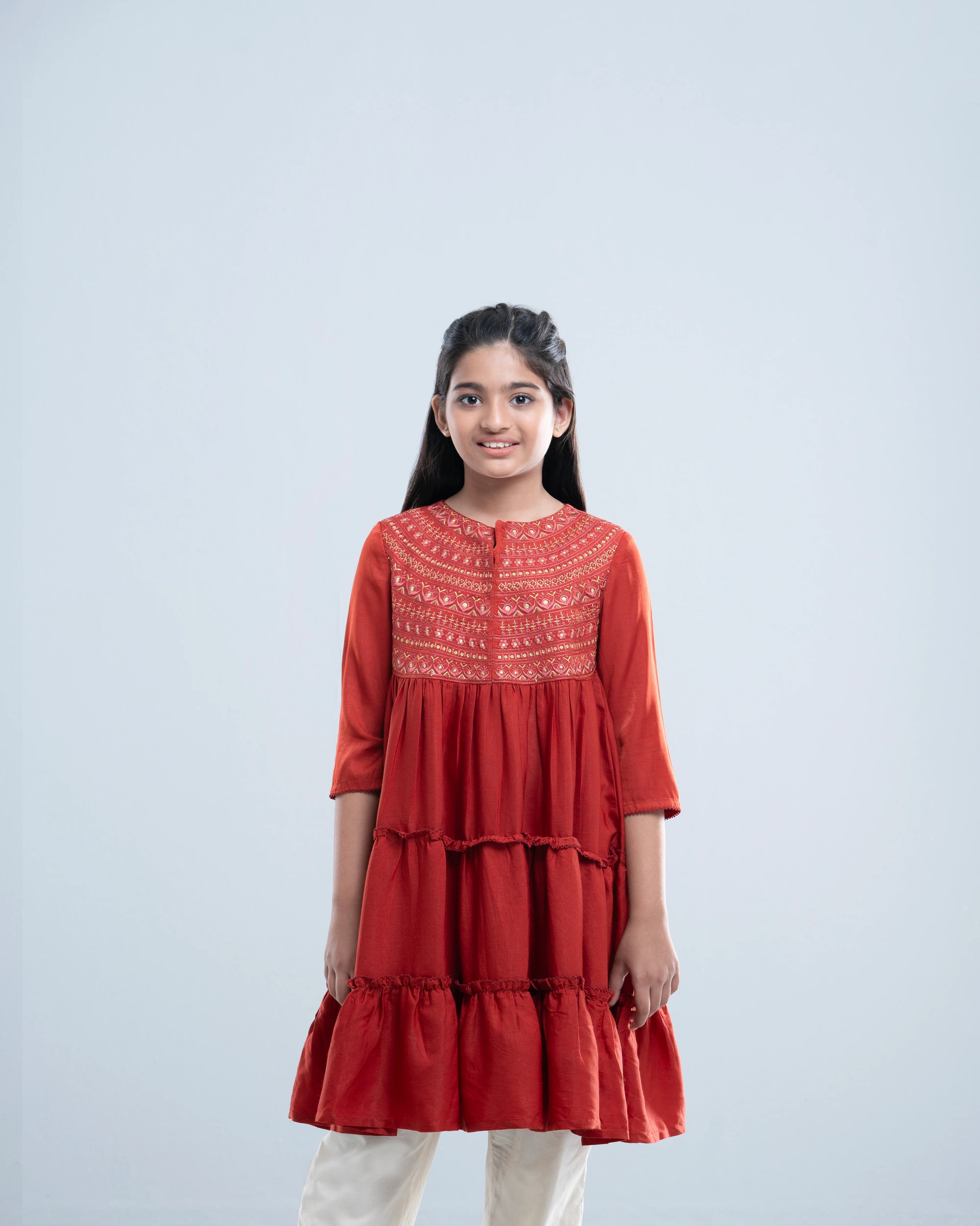 Girls' Ethnic Top (6-8 Years) - Image 2