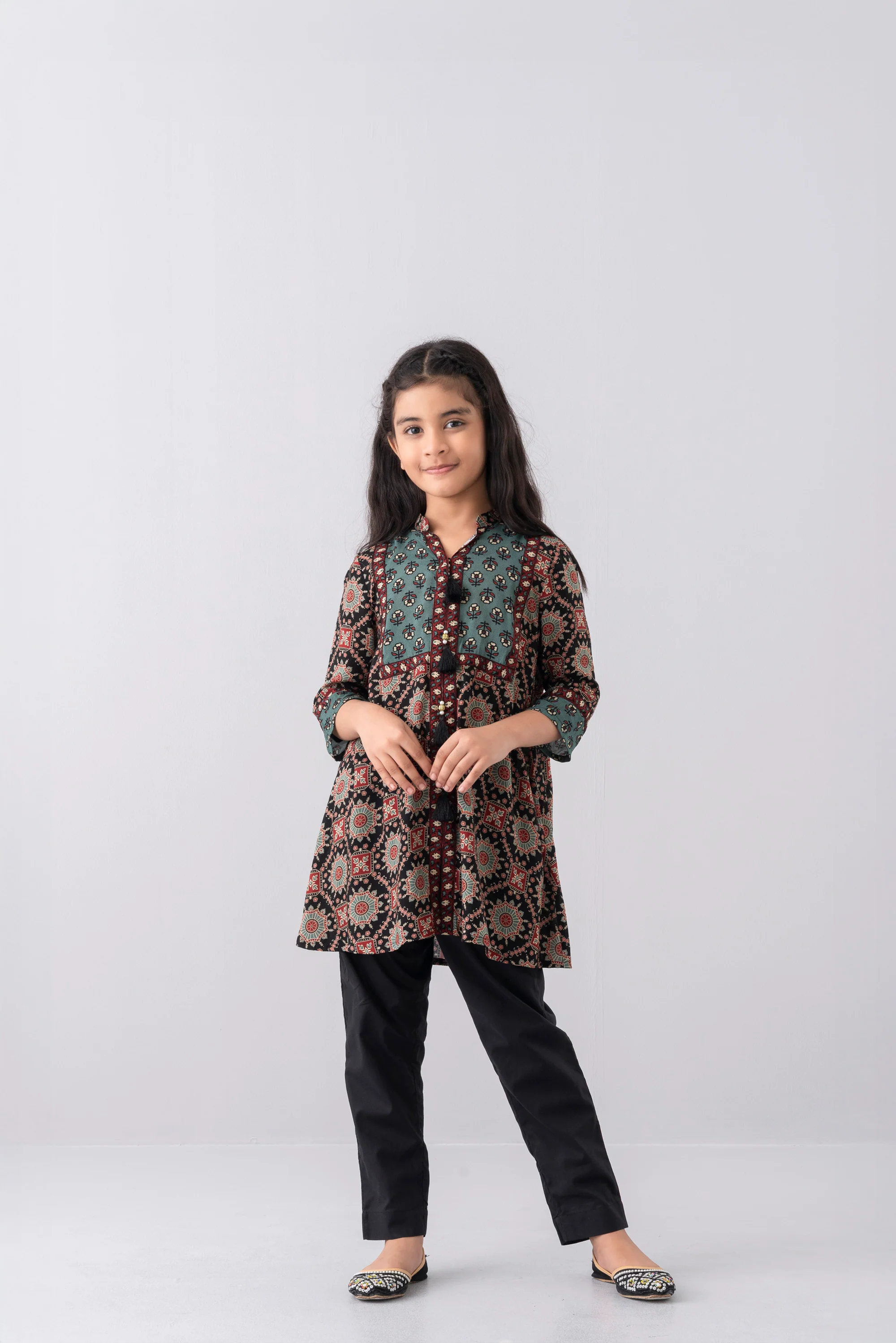Girls' Ethnic Frock (6-8 Years) - Image 7