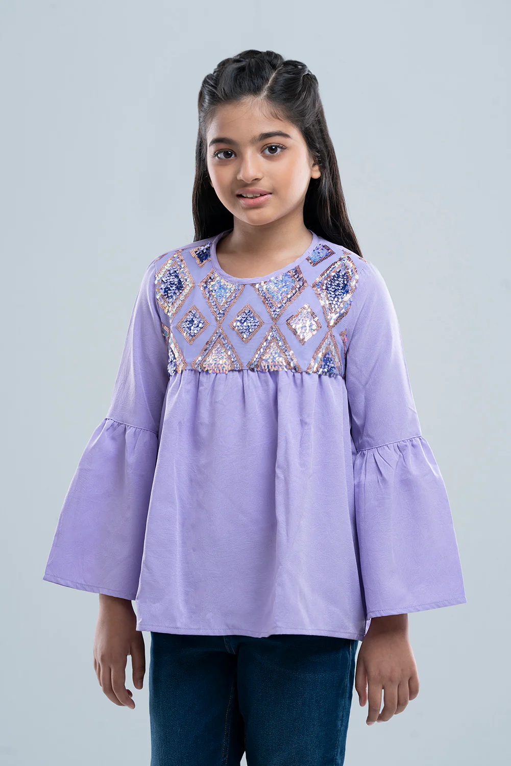 Girls Woven Top (6-8 Years) - Image 2