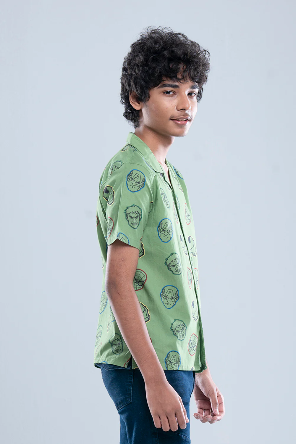 Junior Boys Casual Shirt (10-14 Years) - Marvel - Image 3