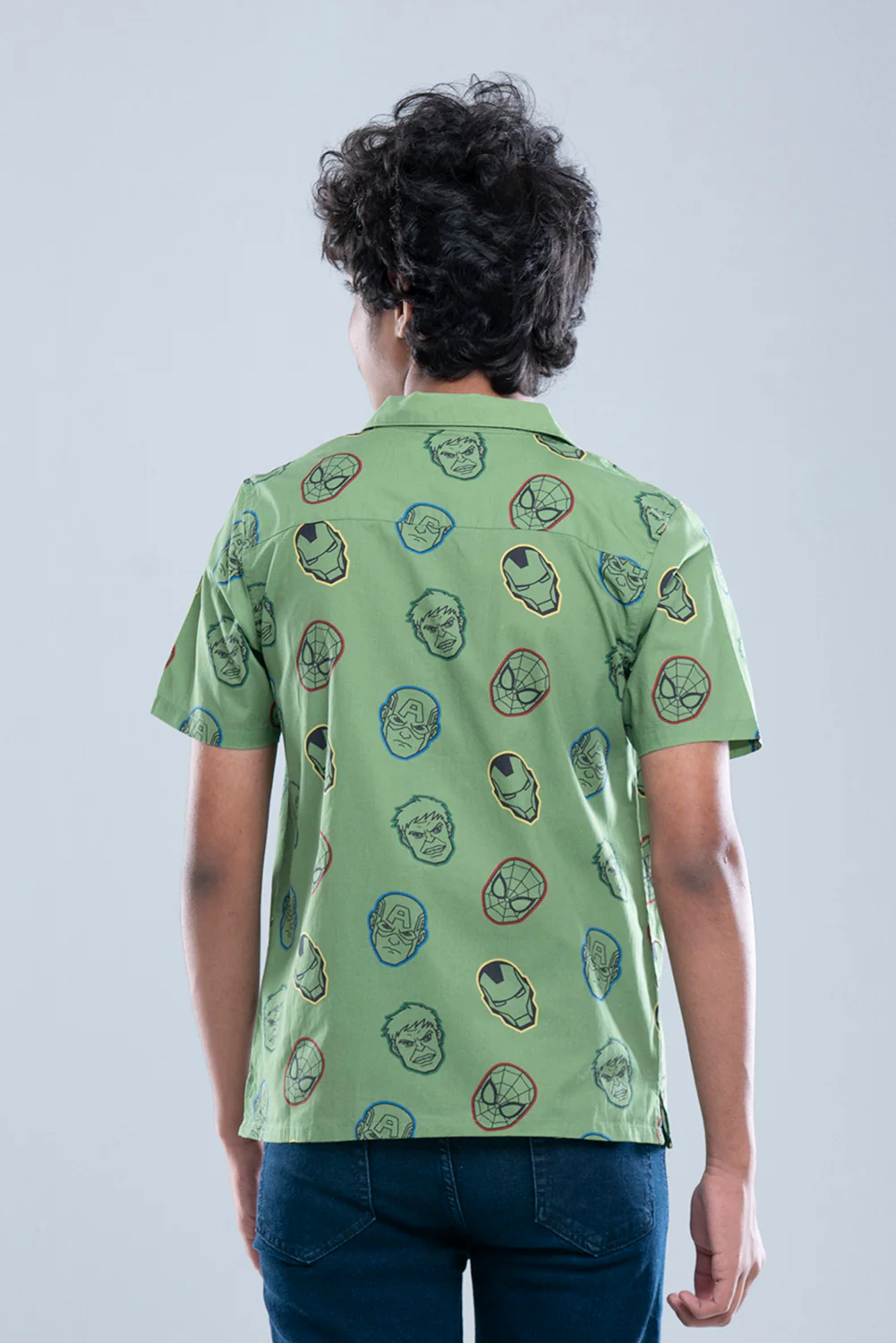 Junior Boys Casual Shirt (10-14 Years) - Marvel - Image 4