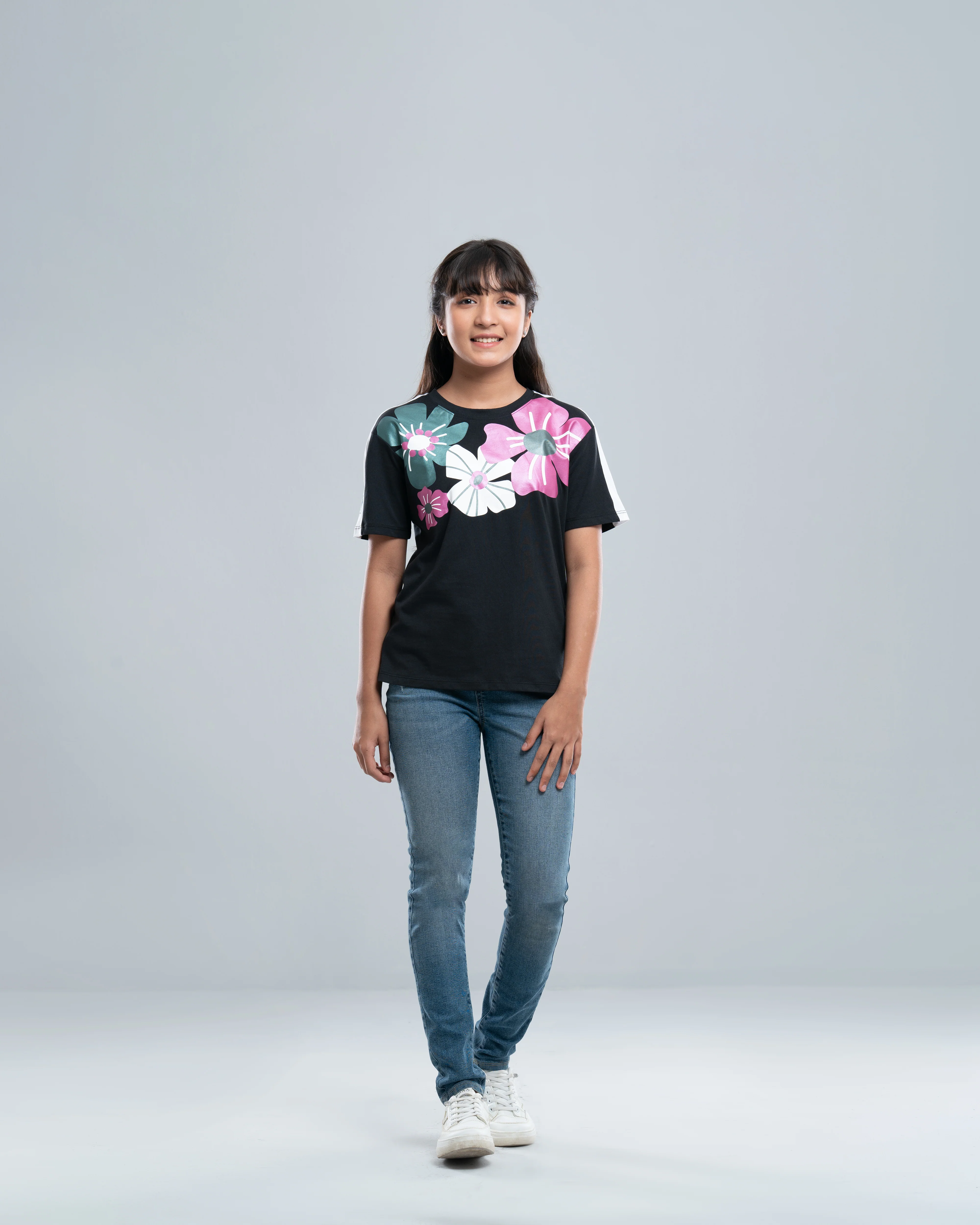 Junior Girls' Athleisure T-Shirt (10-14 Years)