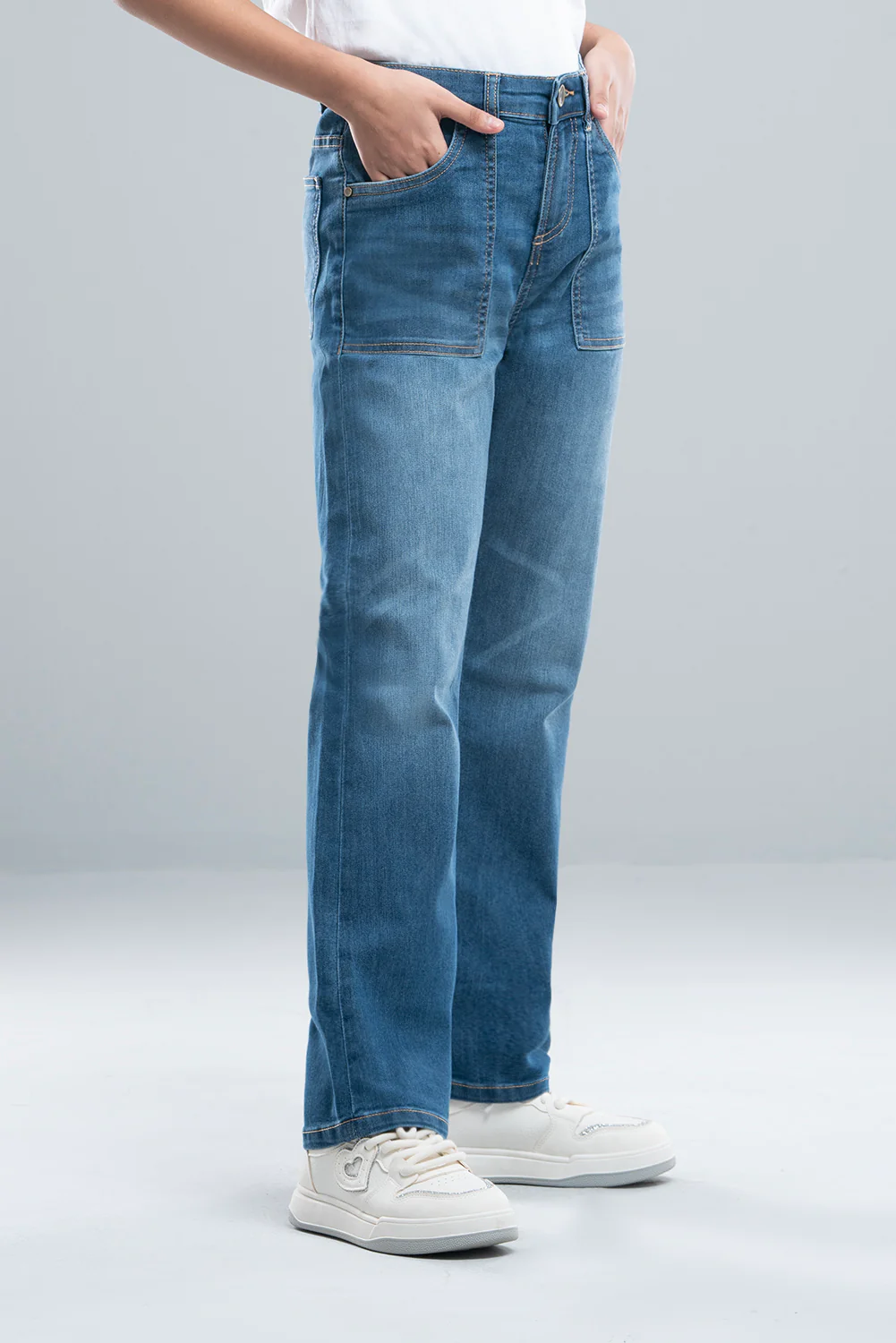 Junior Girls' Denim Bottom (10-14 Years) - Image 3