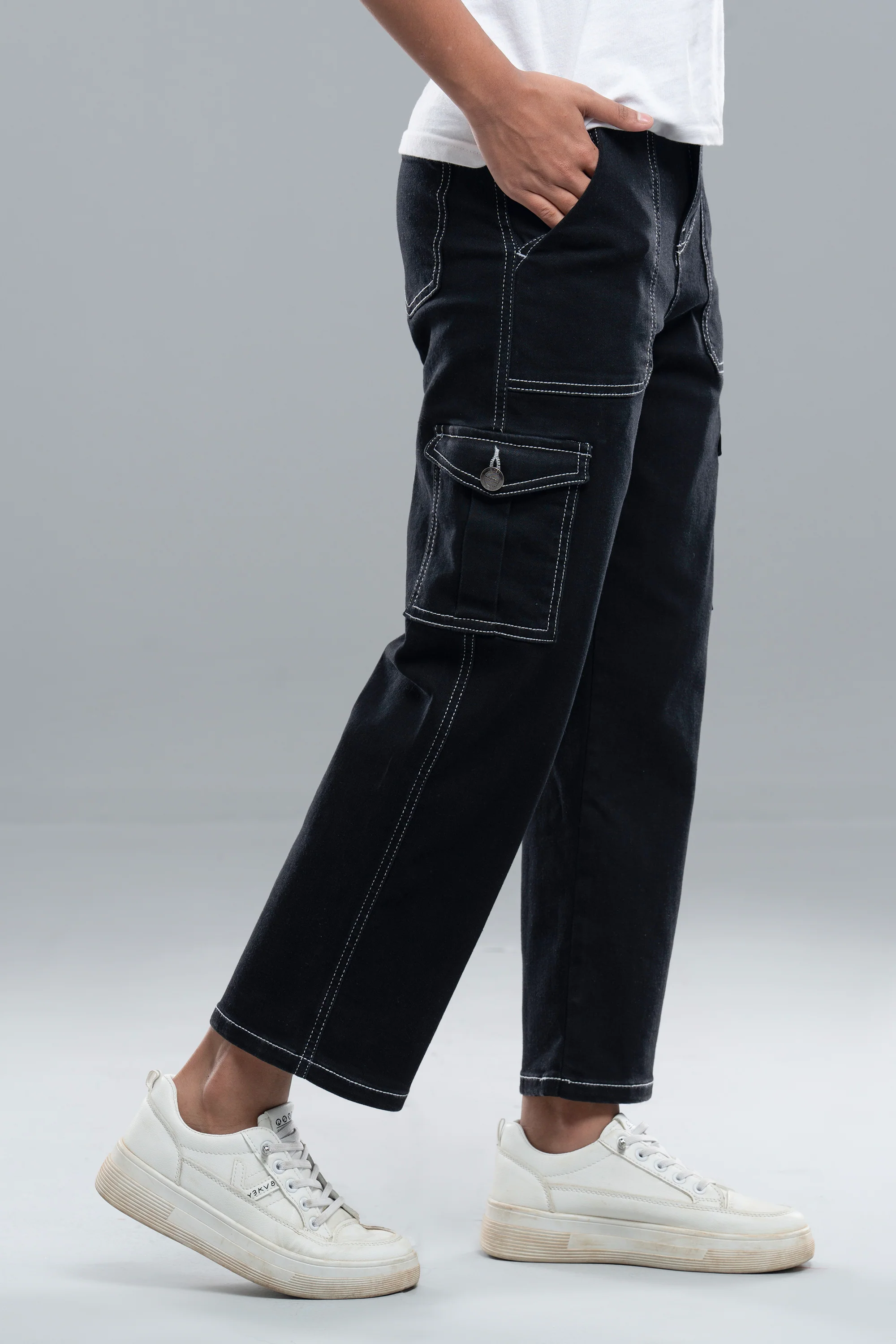 Junior Girls' Denim Bottom (10-14 Years) - Image 3