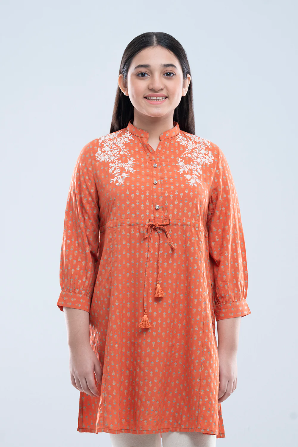 Junior Girls' Ethnic Frock (10-14 Years) - Image 2