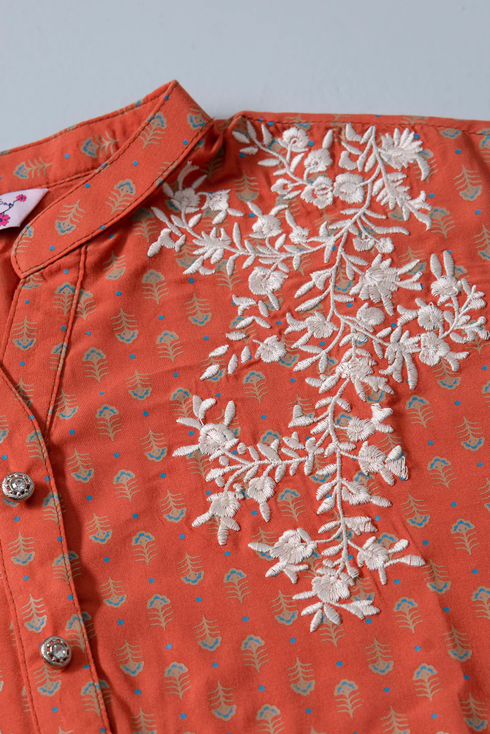 Junior Girls' Ethnic Frock (10-14 Years) - Image 5