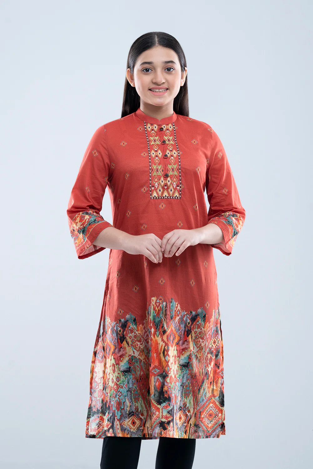 Junior Girls Ethnic Top (10-14 Years) - Image 2