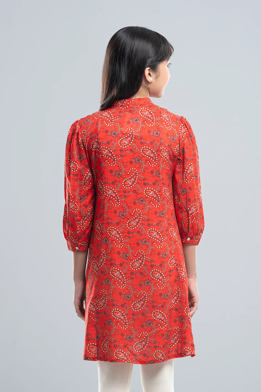 Junior Girls' Ethnic Frock (10-14 Years) - Image 4