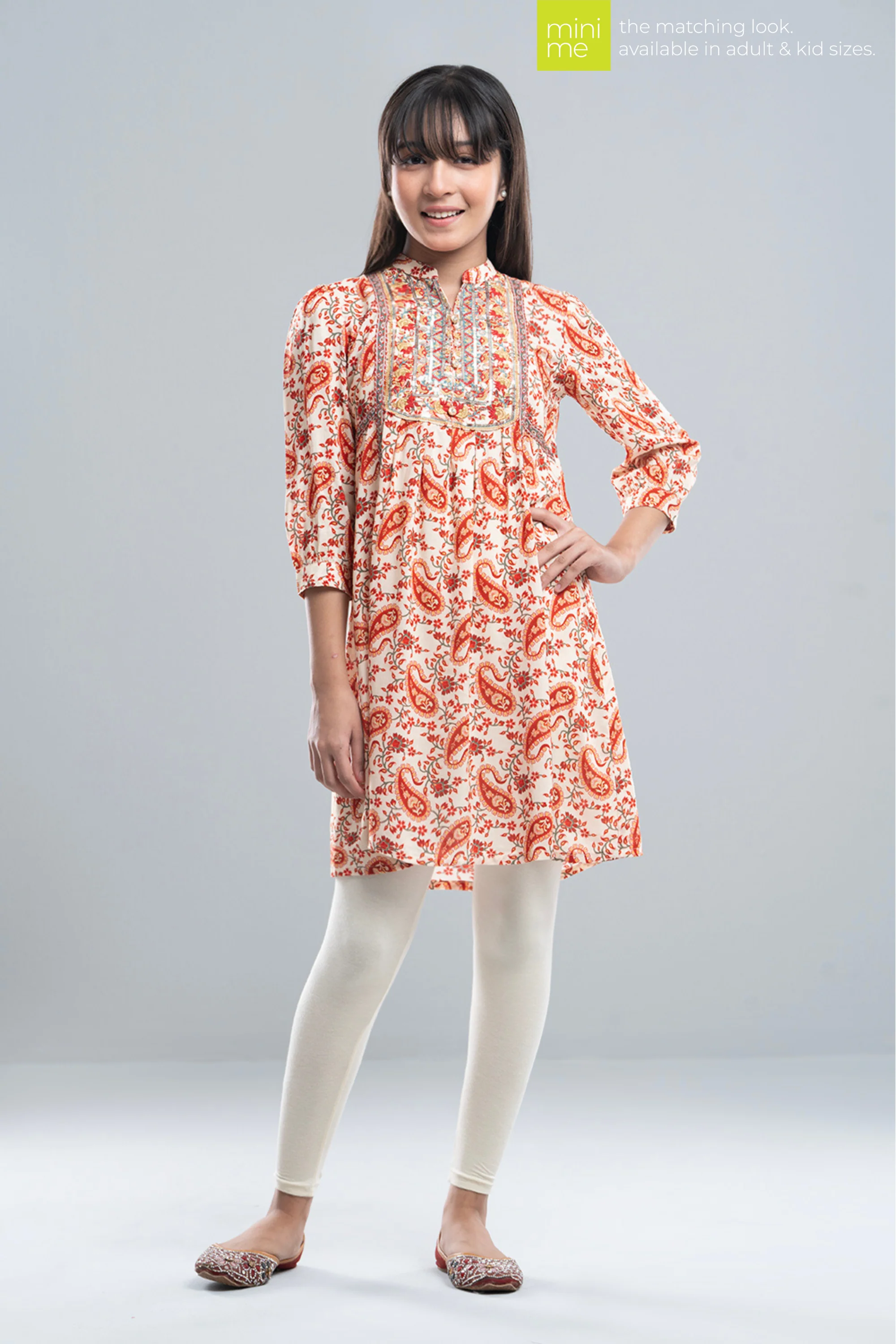 Junior Girls' Ethnic Frock (10-14 Years) - Image 6
