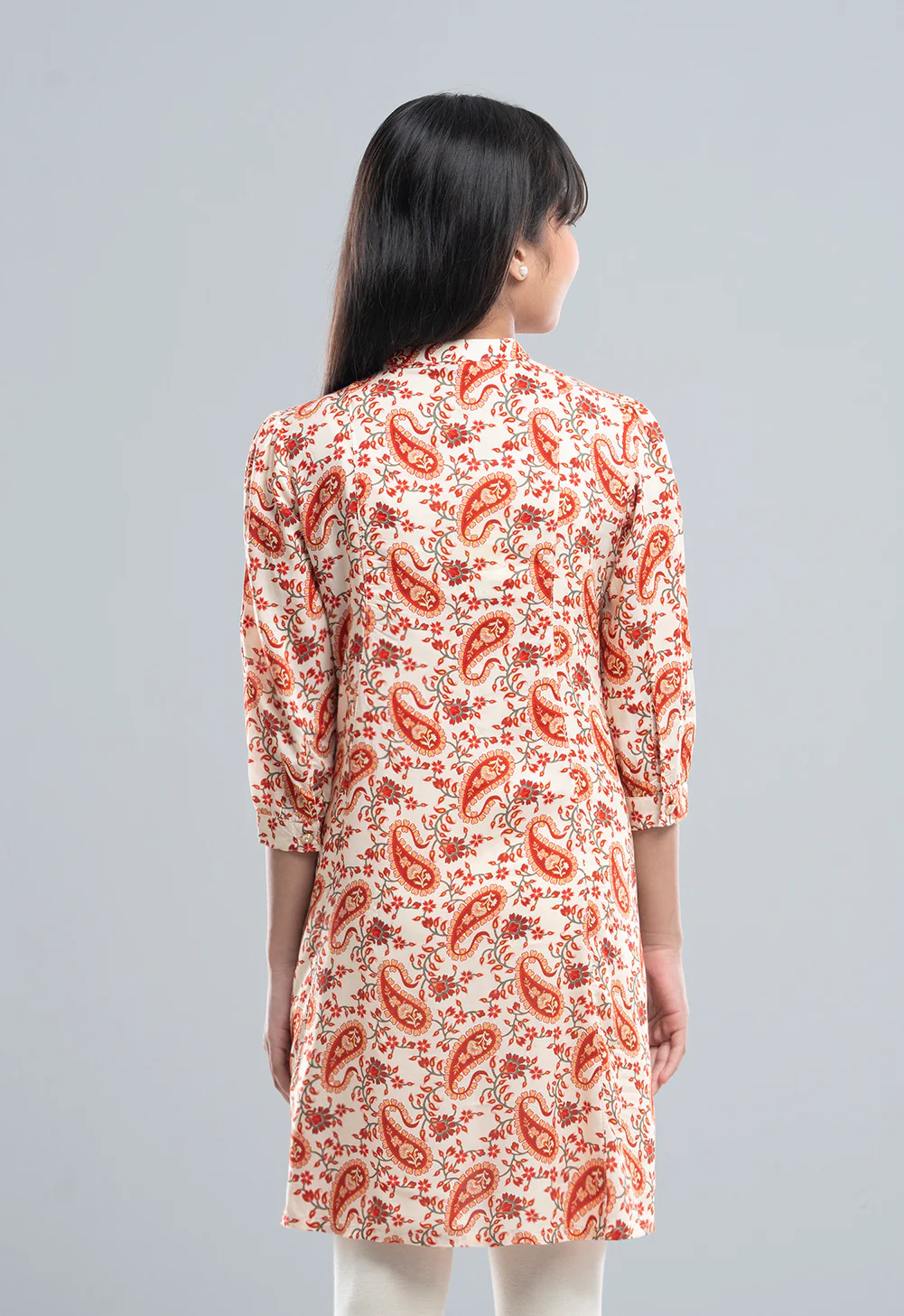 Junior Girls' Ethnic Frock (10-14 Years) - Image 9