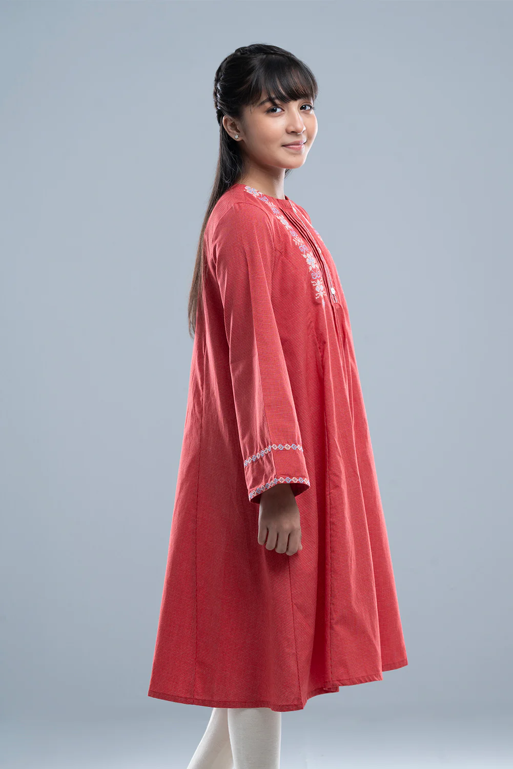 Junior Girls' Ethnic Woven Tops (10-14 Years) - Image 3