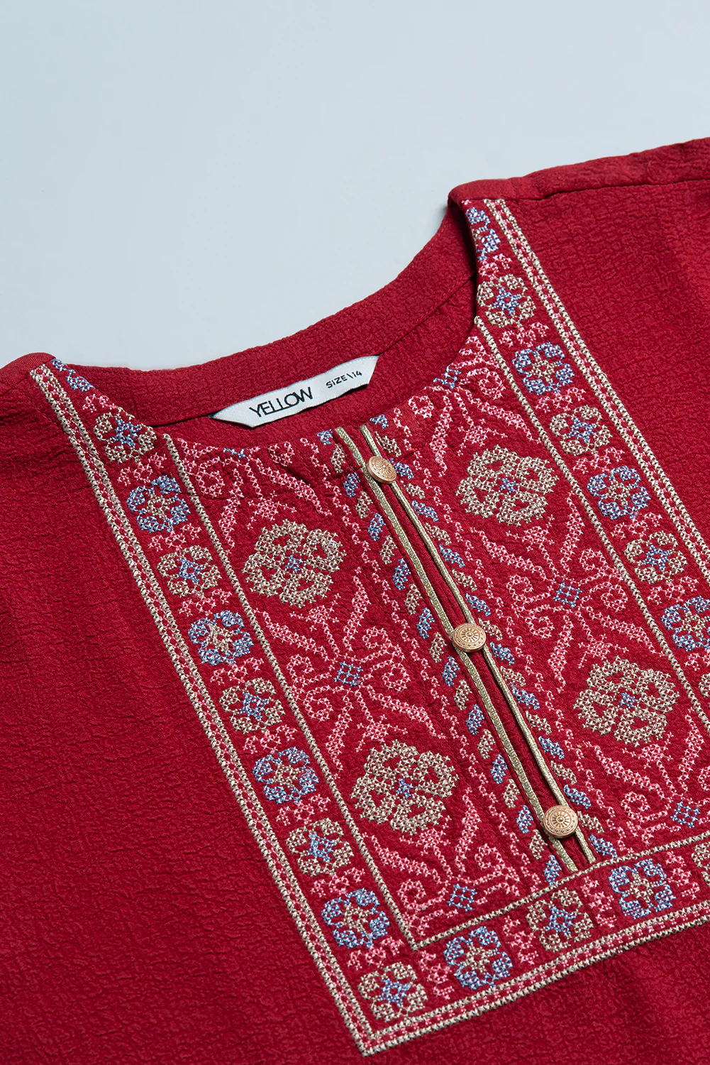 Junior Girls' Ethnic Frock (10-14 Years) - Image 10
