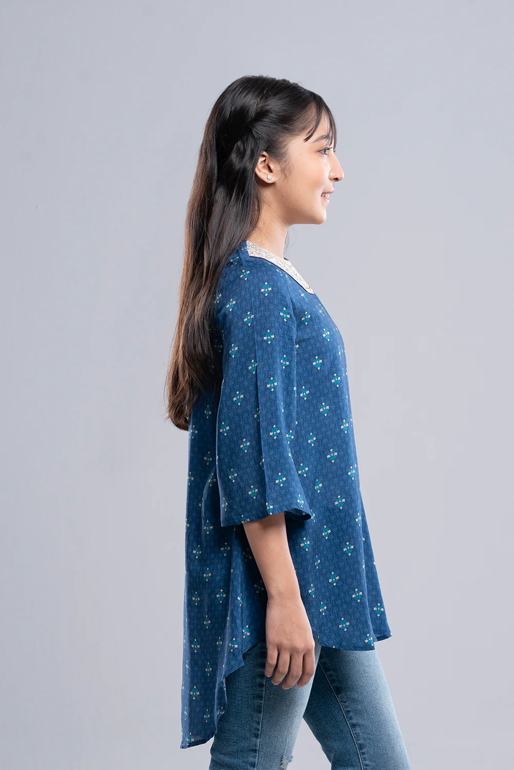 Junior Girls' Ethnic Frock (10-14 Years) - Image 4