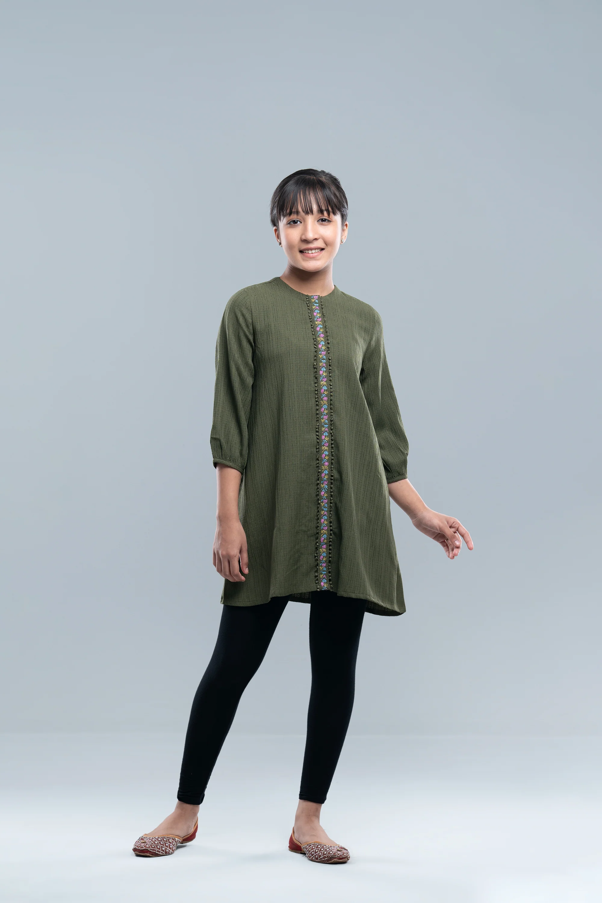 Junior Girls' Ethnic Frock (10-14 Years)
