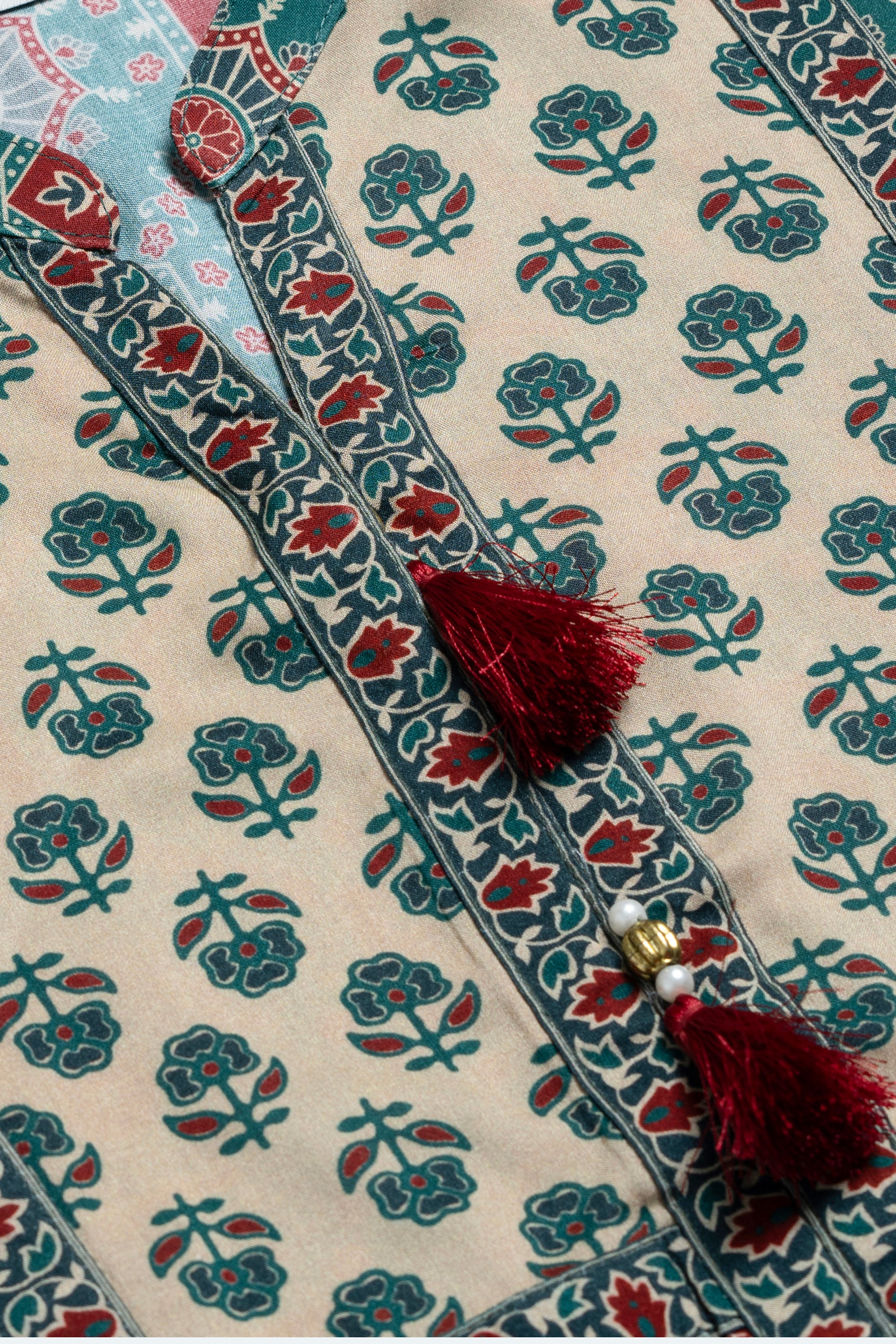 Junior Girls' Ethnic Frock (10-14 Years) - Image 10