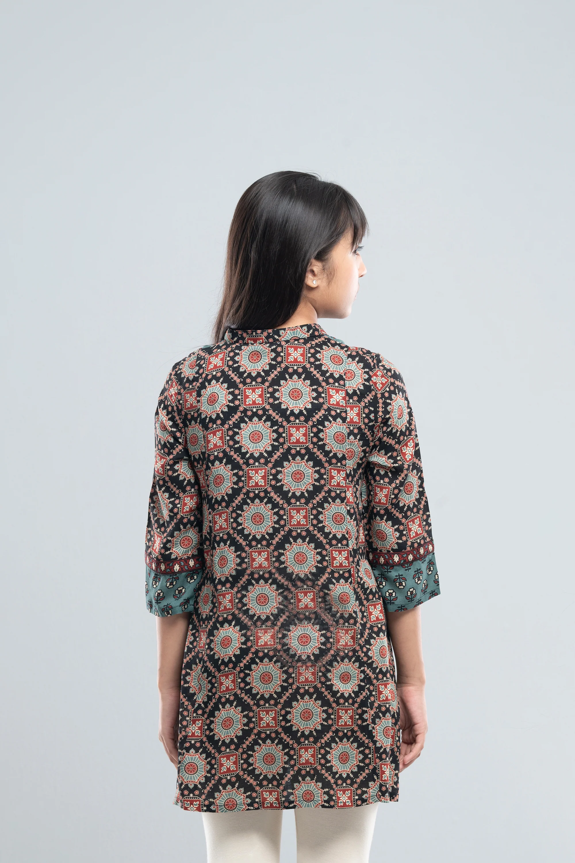 Junior Girls' Ethnic Frock (10-14 Years) - Image 4