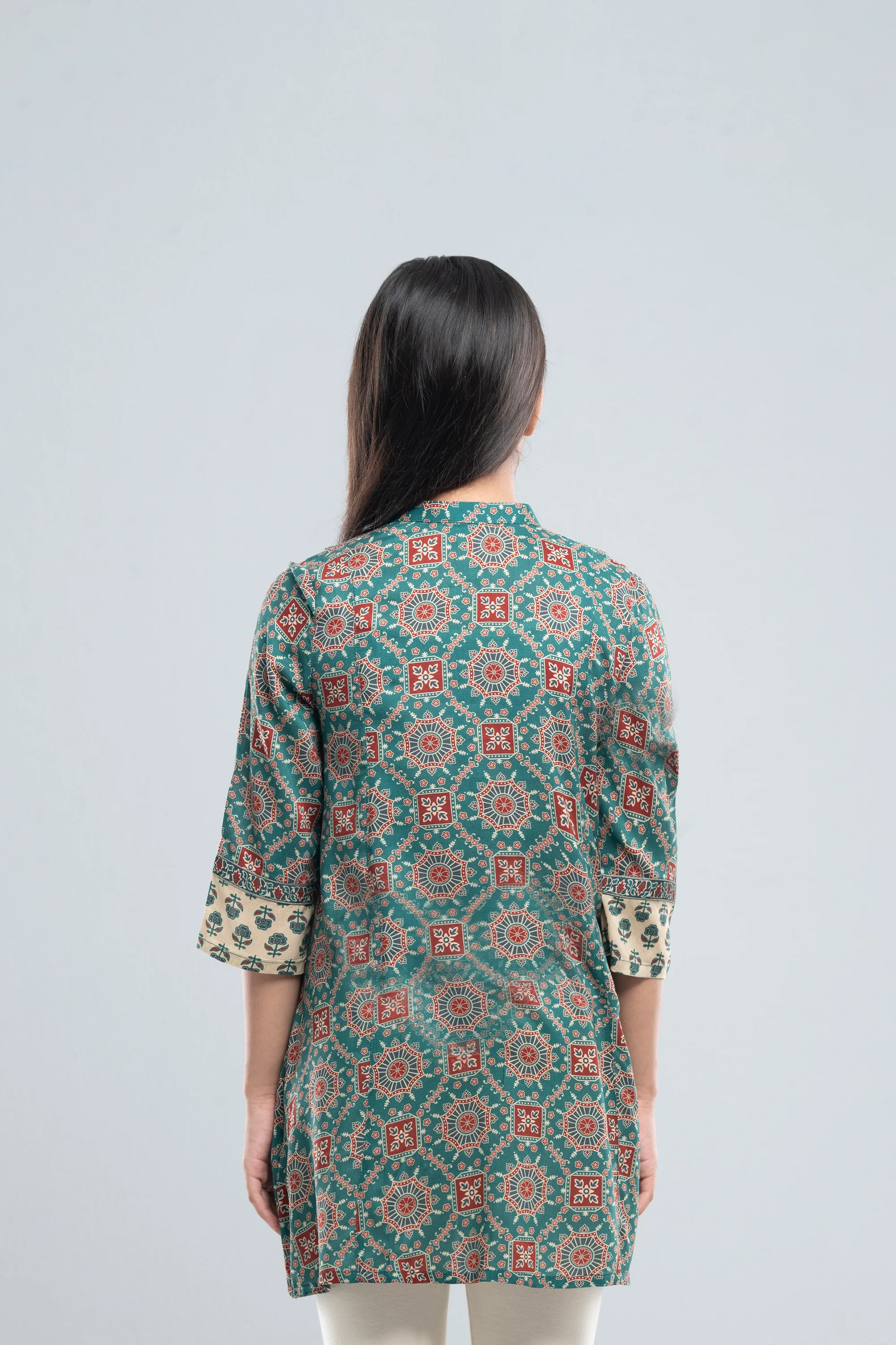 Junior Girls' Ethnic Frock (10-14 Years) - Image 9