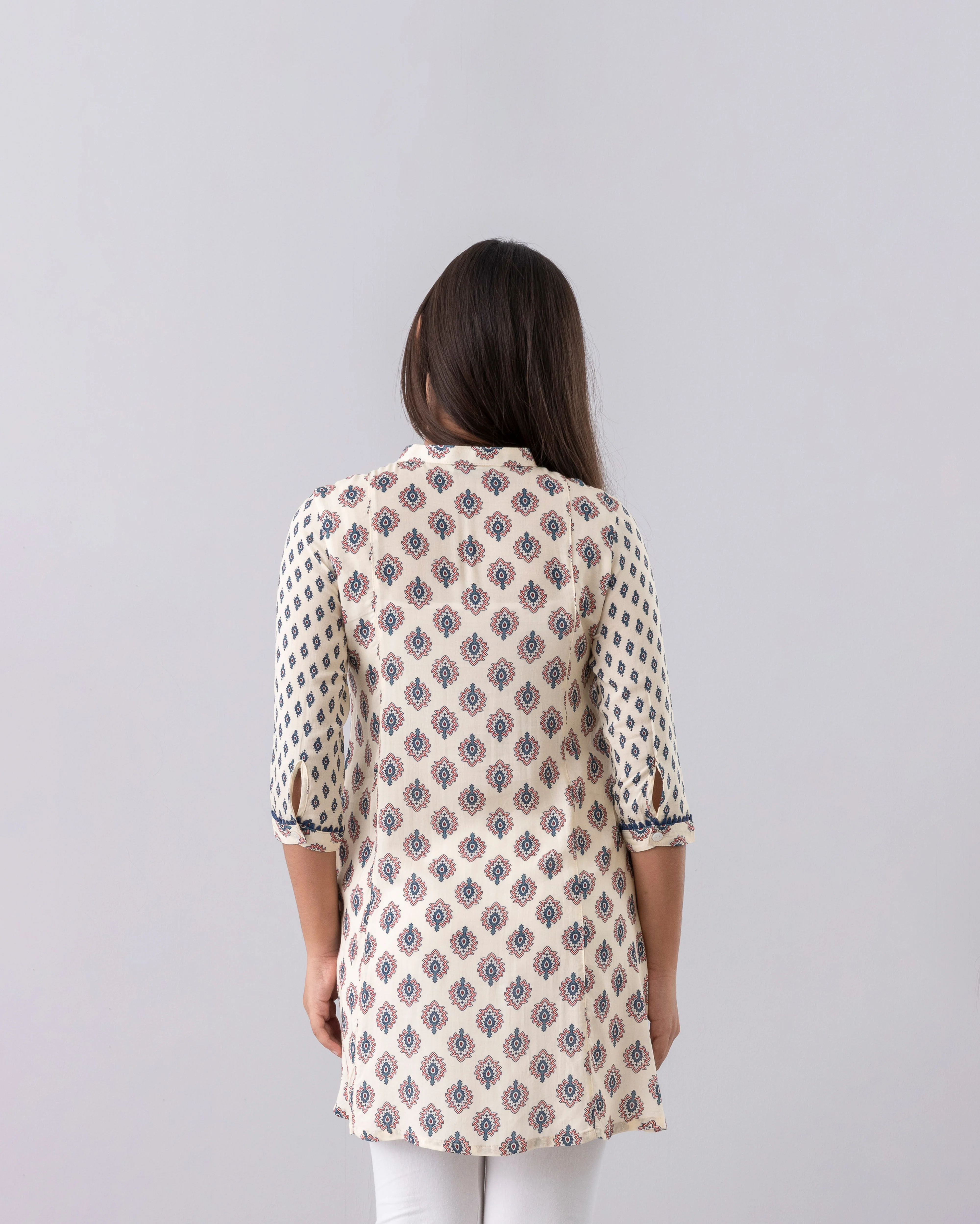 Junior Girls' Ethnic Frock (10-14 Years) - Image 10