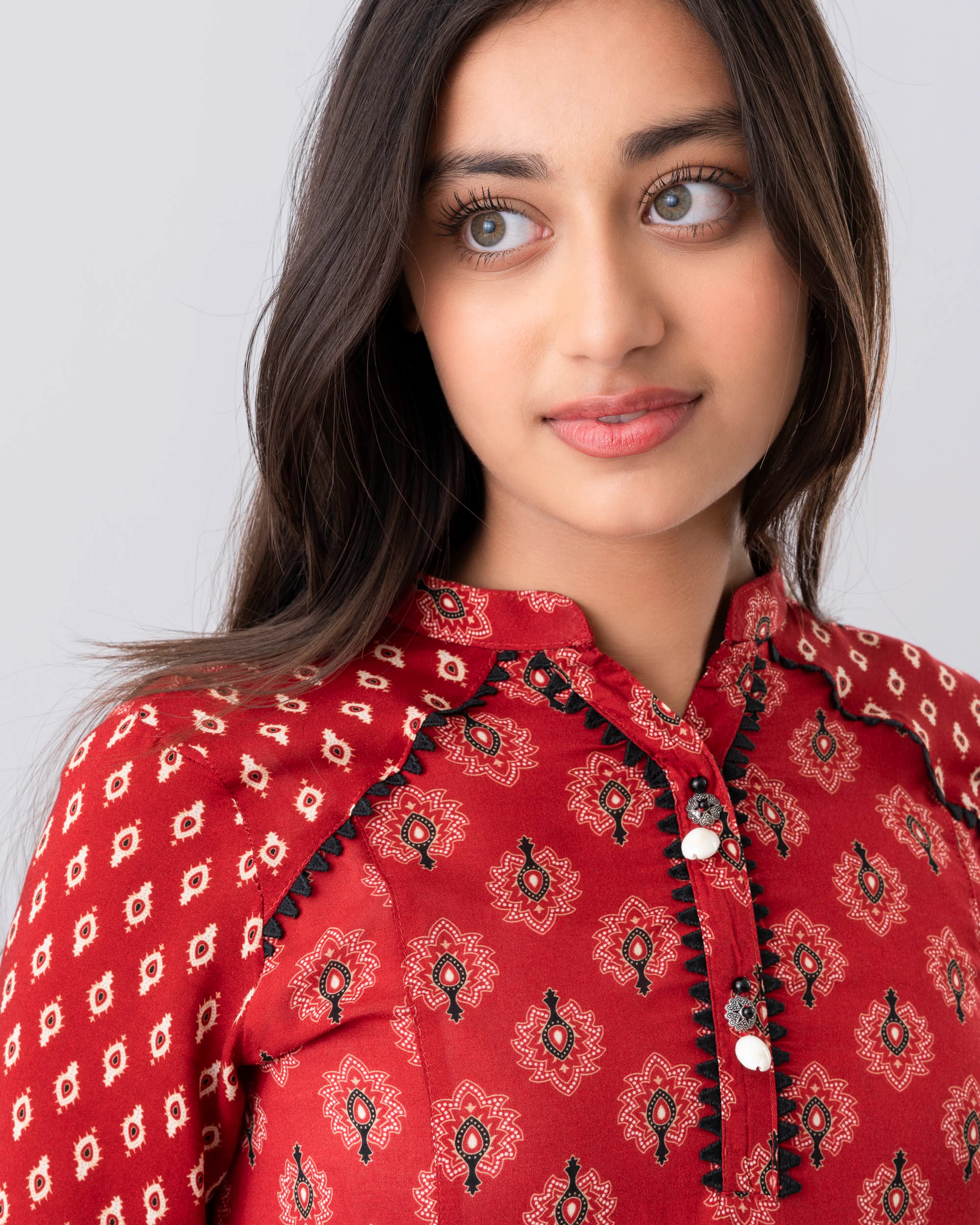 Junior Girls' Ethnic Frock (10-14 Years) - Image 5