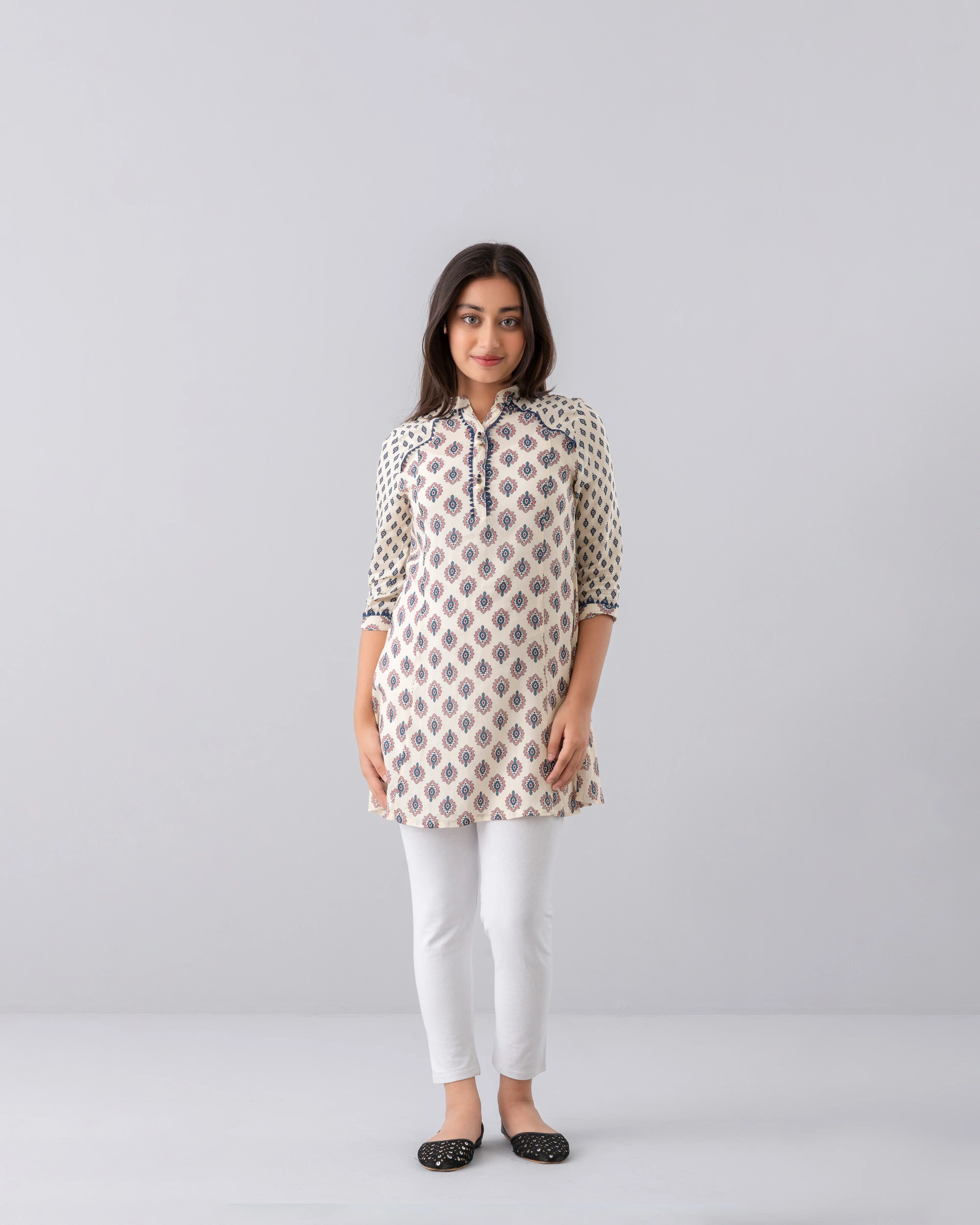 Junior Girls' Ethnic Frock (10-14 Years) - Image 7