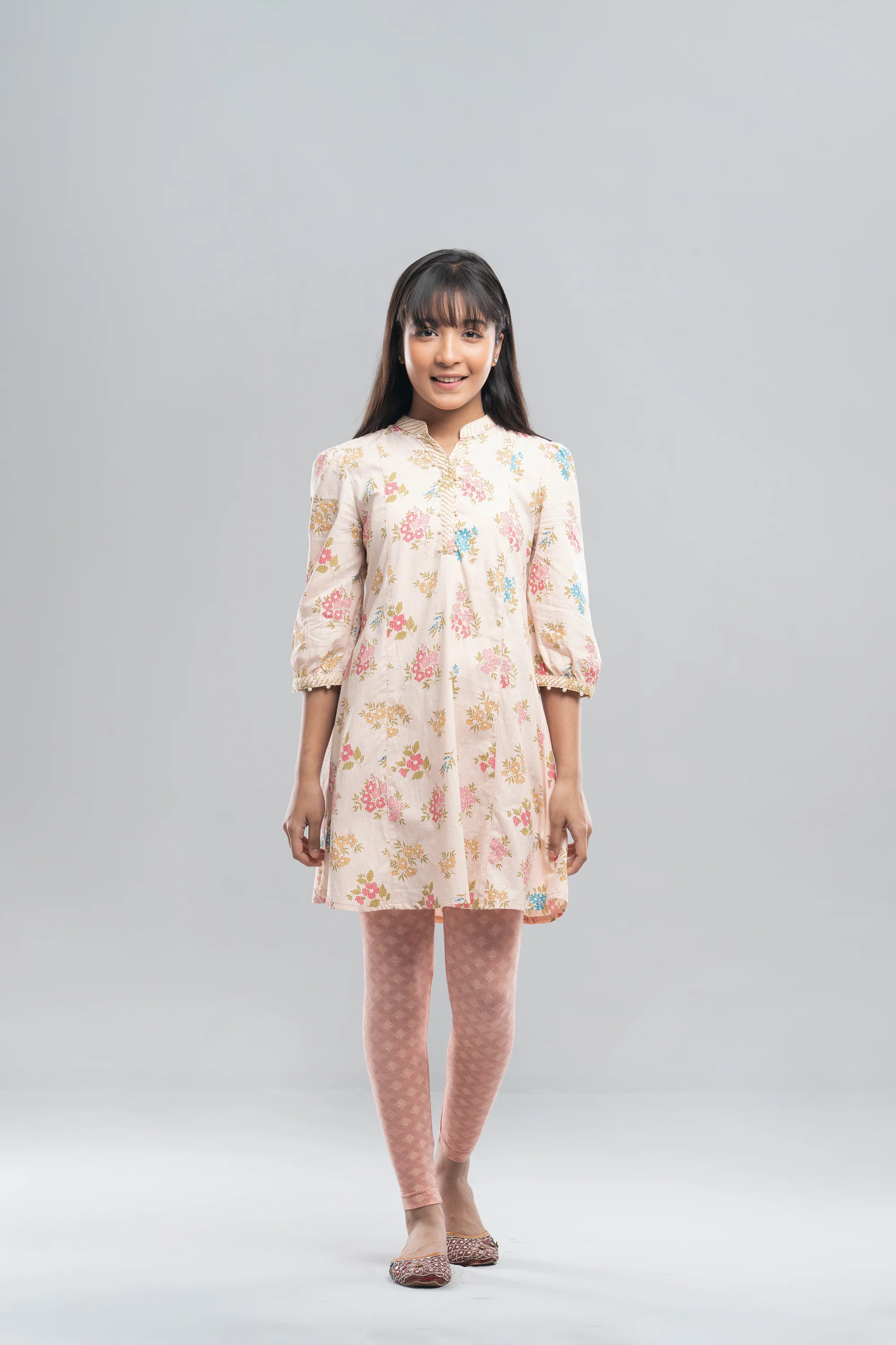 Junior Girls' Ethnic Frock (10-14 Years)