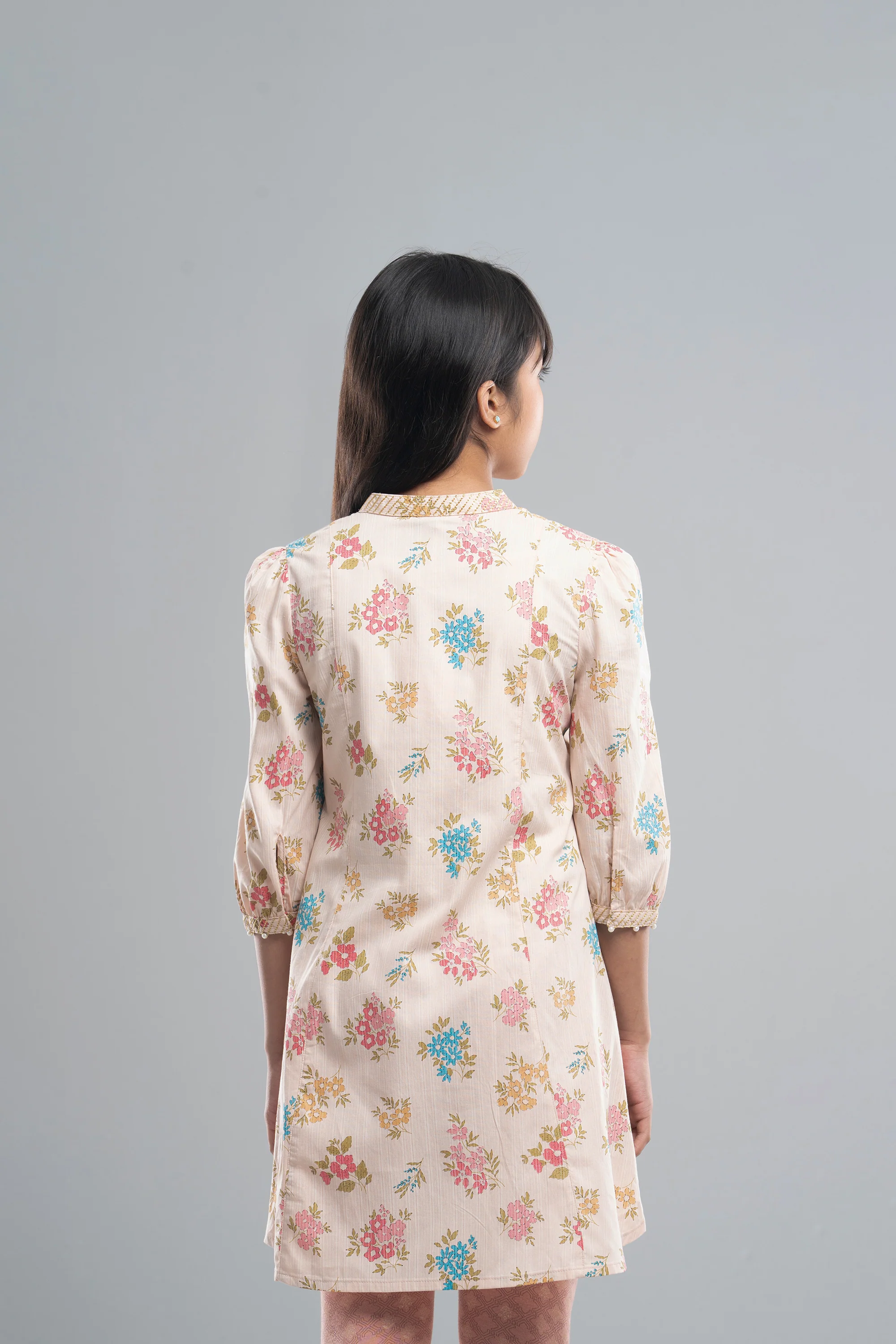 Junior Girls' Ethnic Frock (10-14 Years) - Image 4