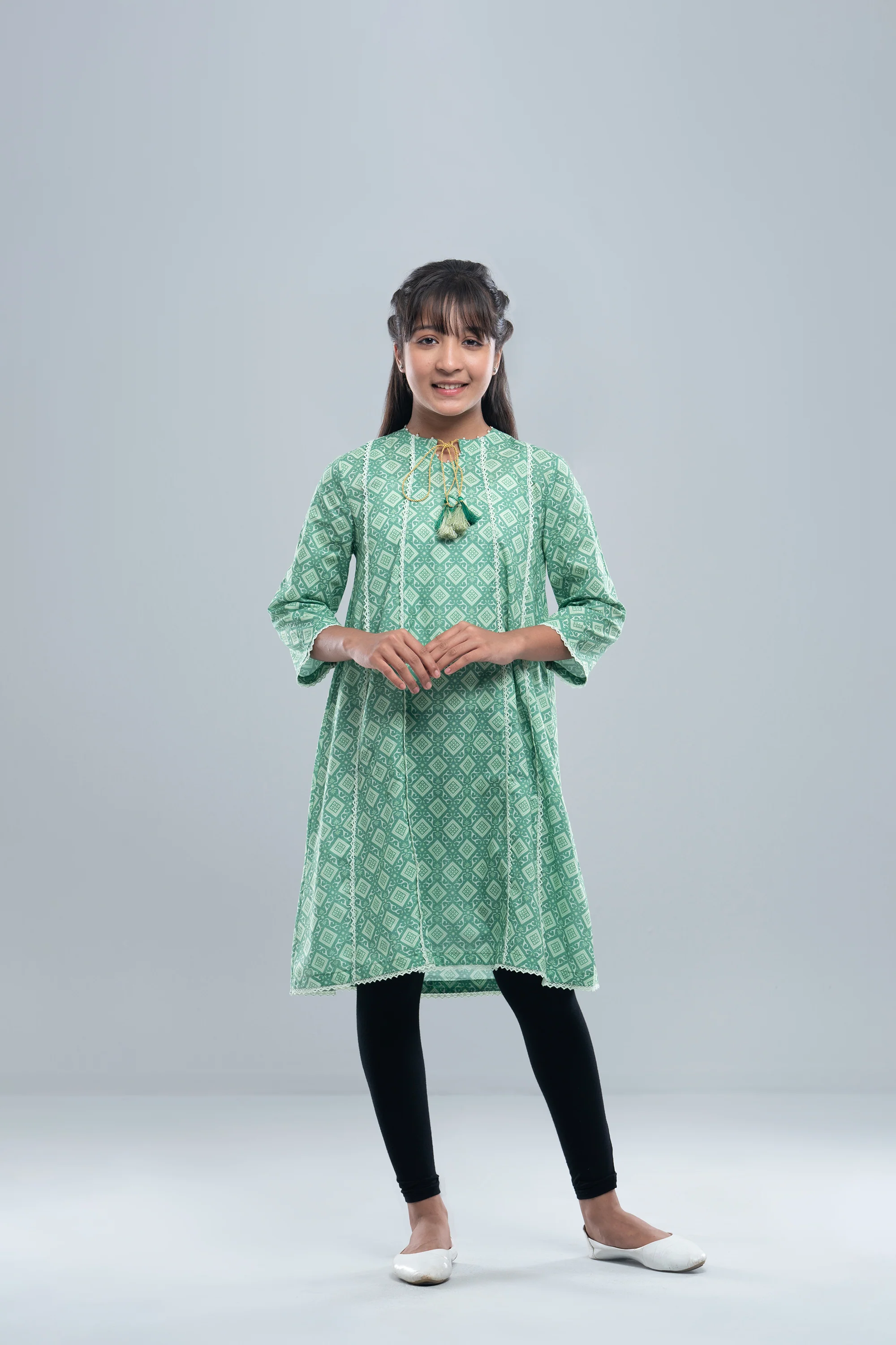 Junior Girls' Ethnic Top (10-14 Years)