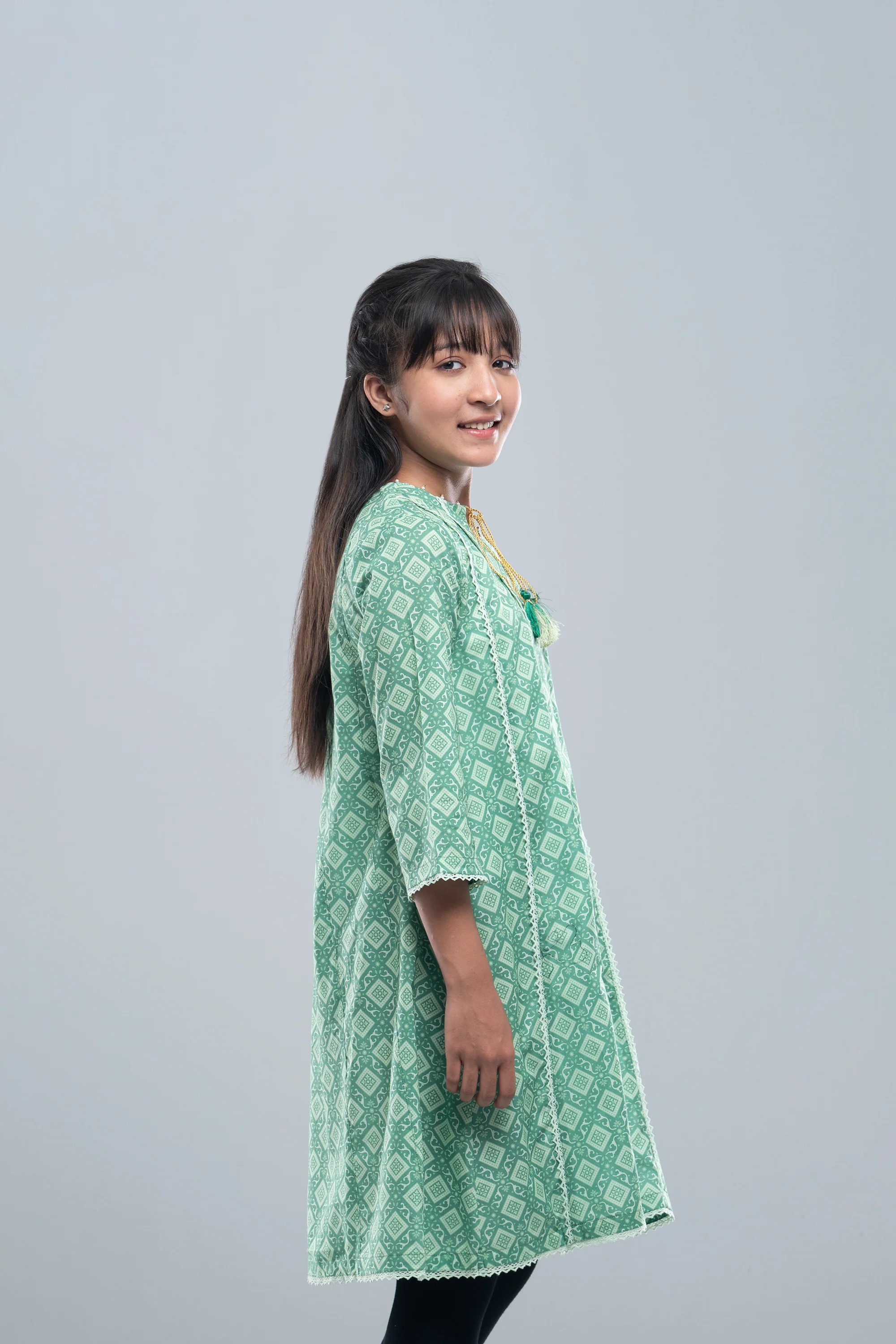 Junior Girls' Ethnic Top (10-14 Years) - Image 3