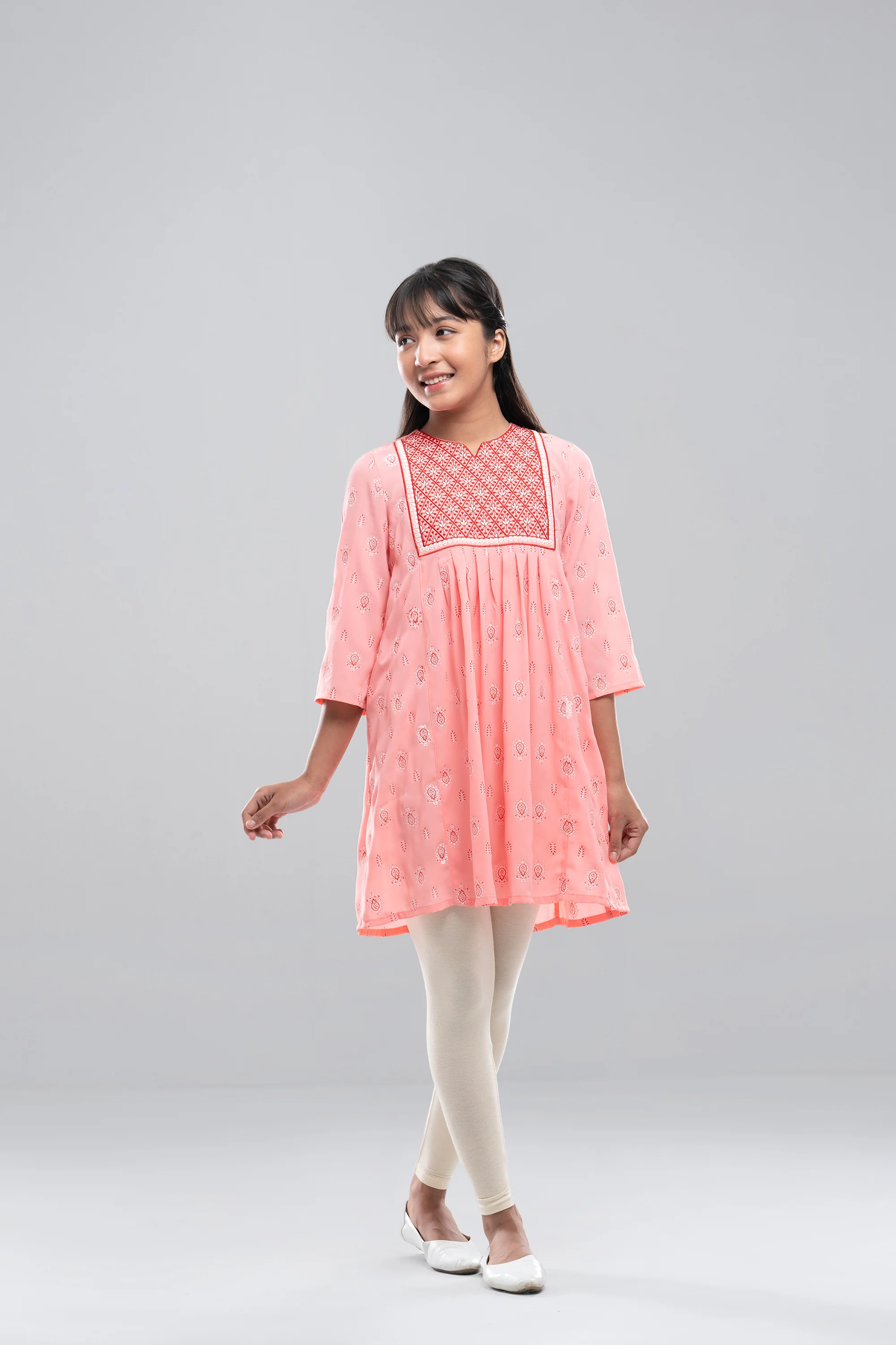Junior Girls' Ethnic Top (10-14 Years)