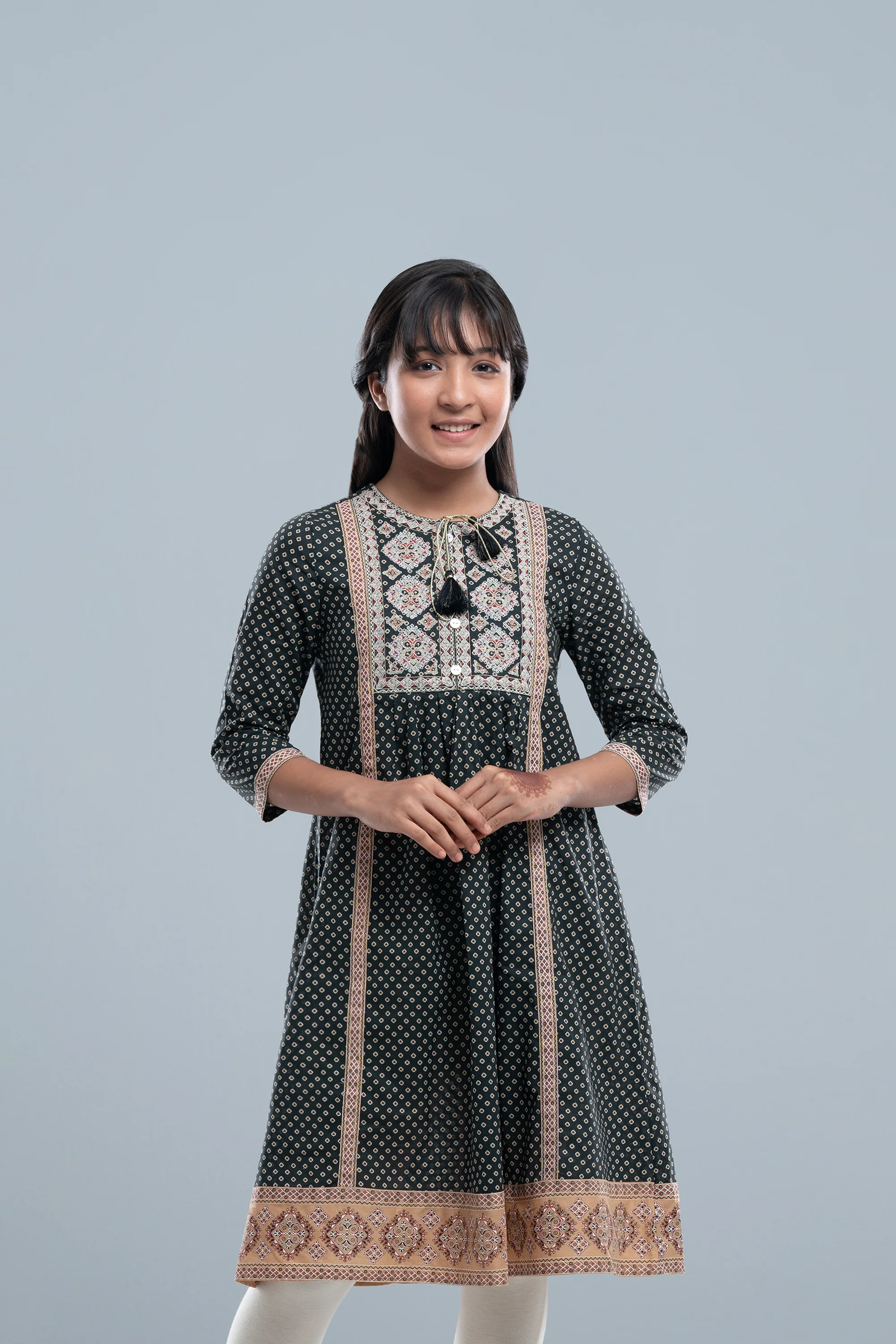 Junior Girls' Ethnic Top (10-14 Years) - Image 2