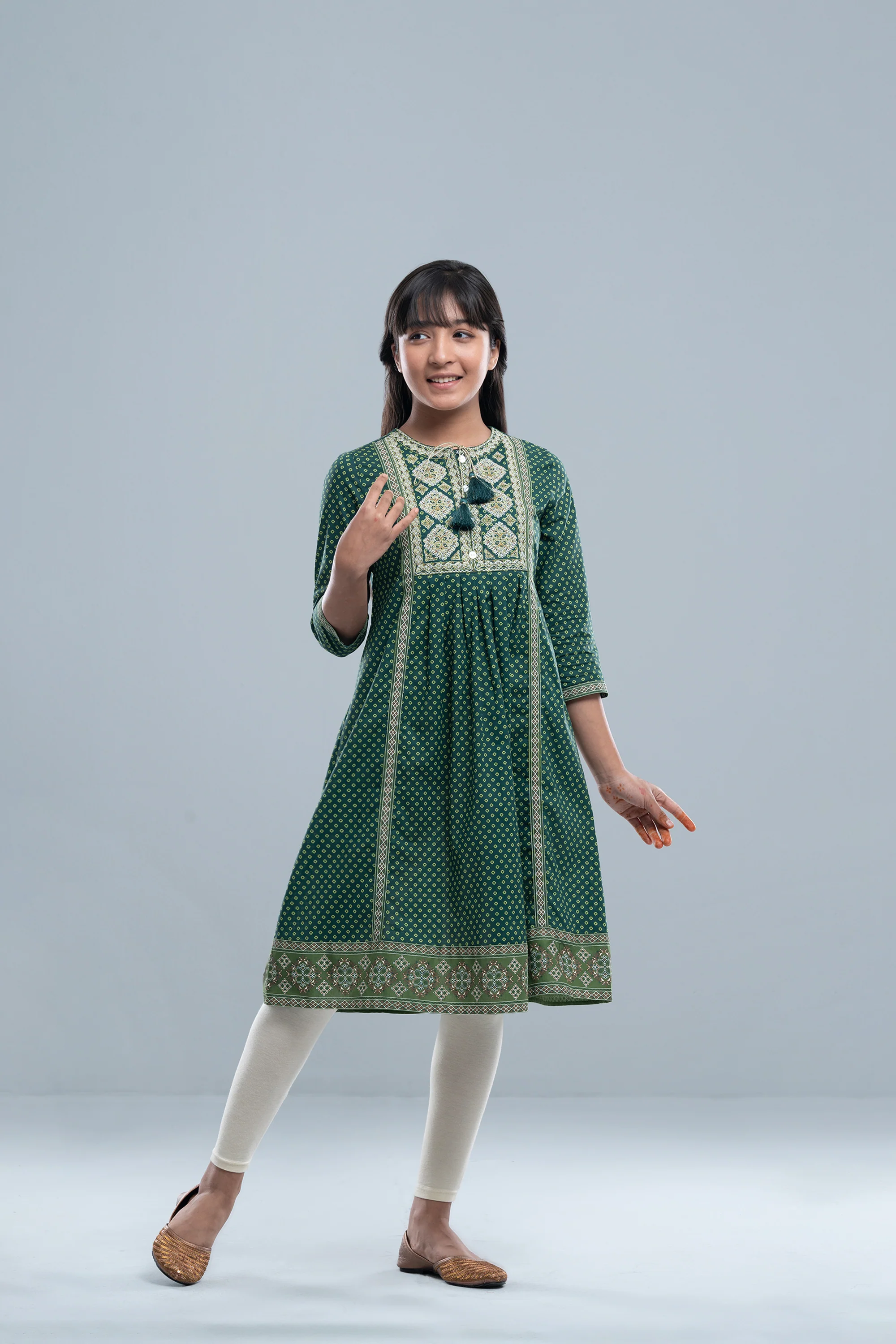 Junior Girls' Ethnic Top (10-14 Years) - Image 6
