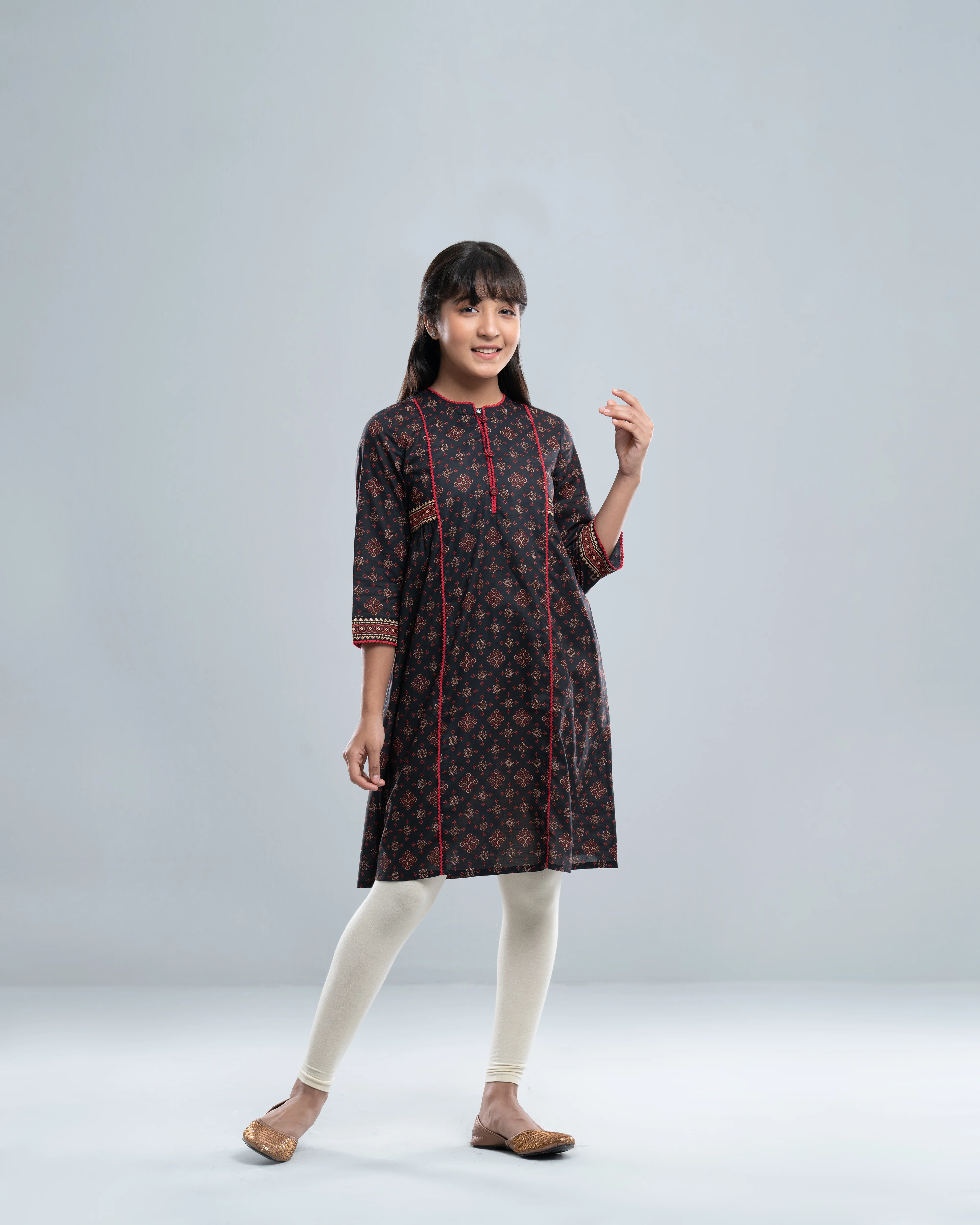 Junior Girls' Ethnic Top (10-14 Years)