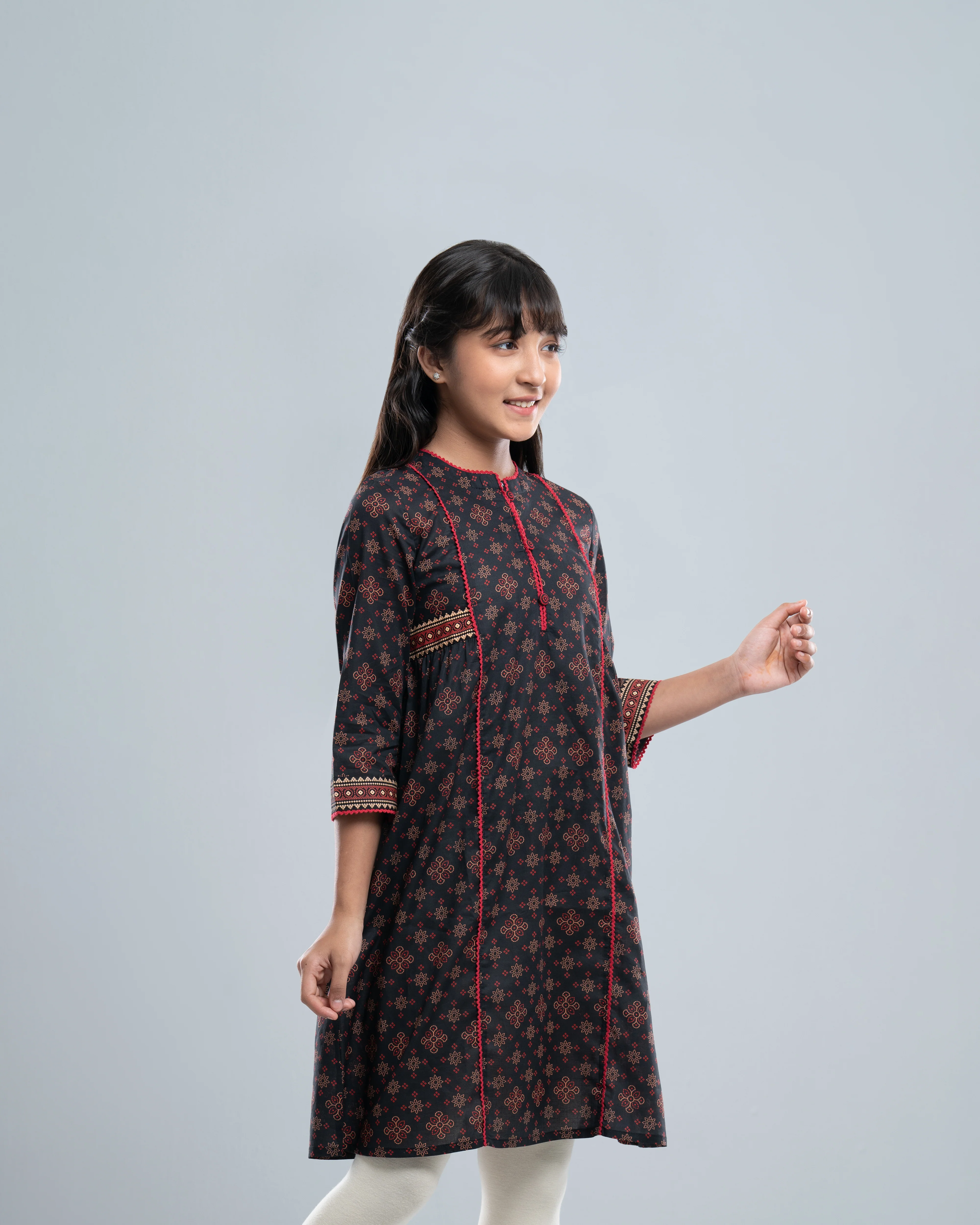 Junior Girls' Ethnic Top (10-14 Years) - Image 2