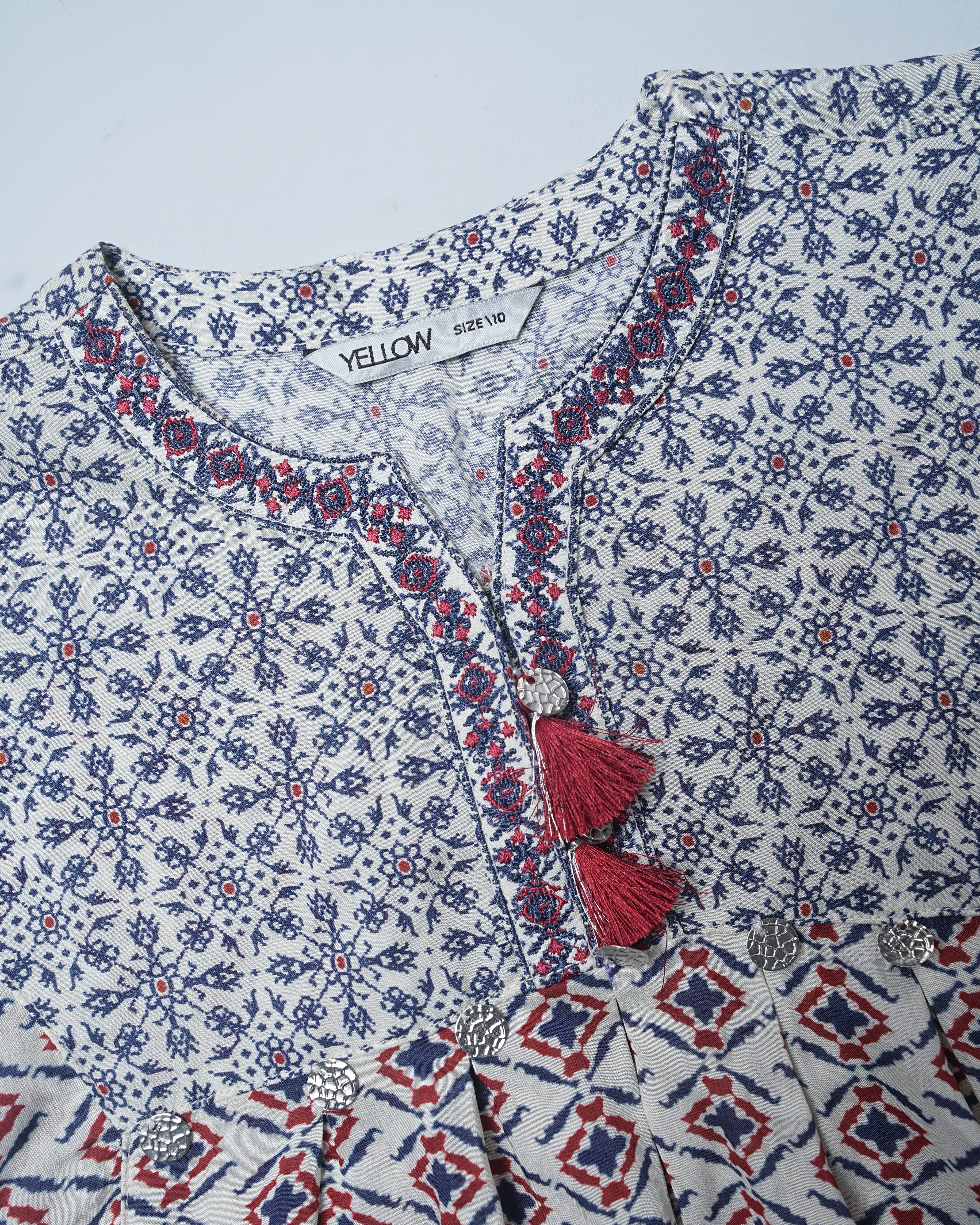 Junior Girls' Ethnic Top (10-14 Years) - Image 5
