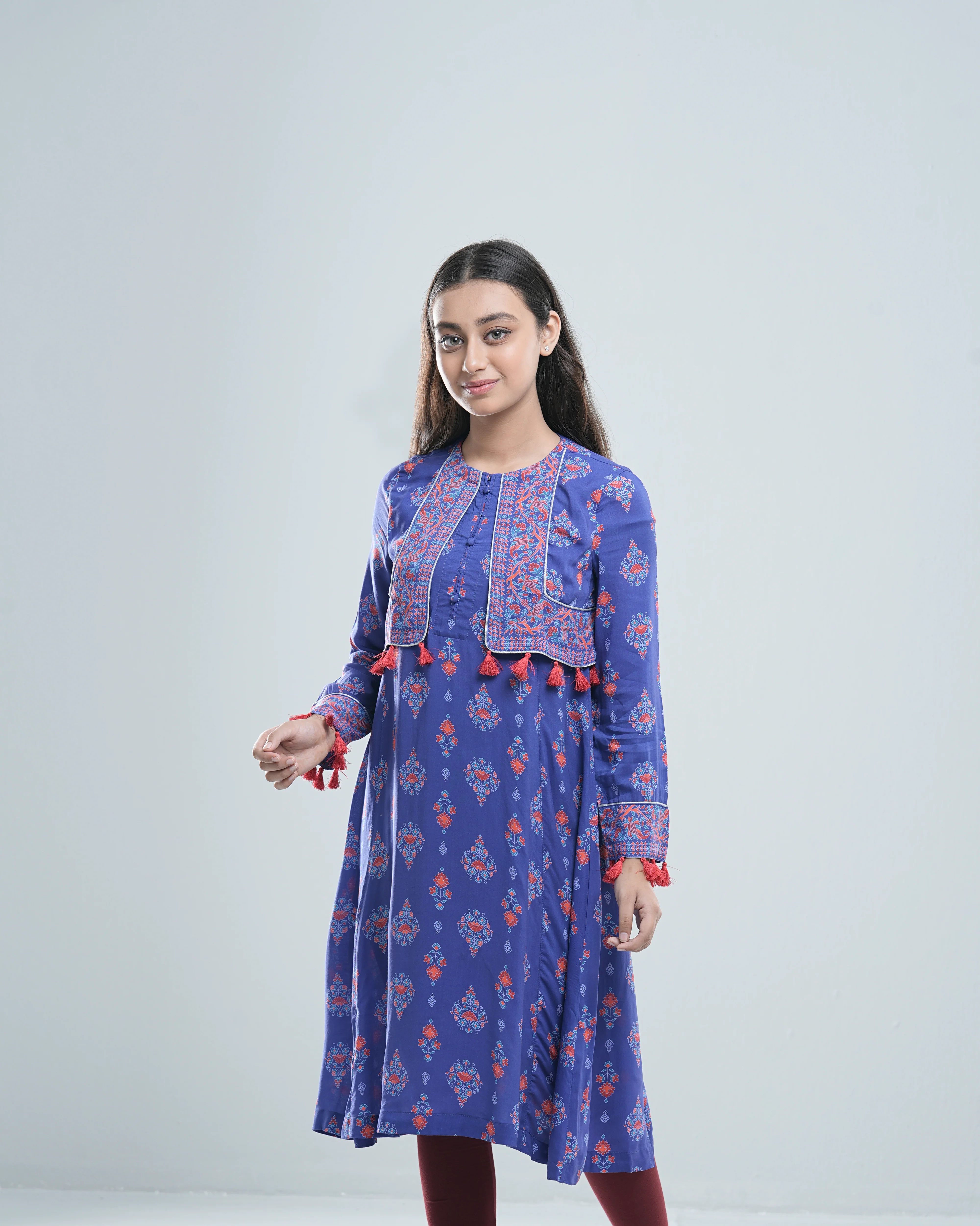 Junior Girls' Ethnic Top (10-14 Years) - Image 2