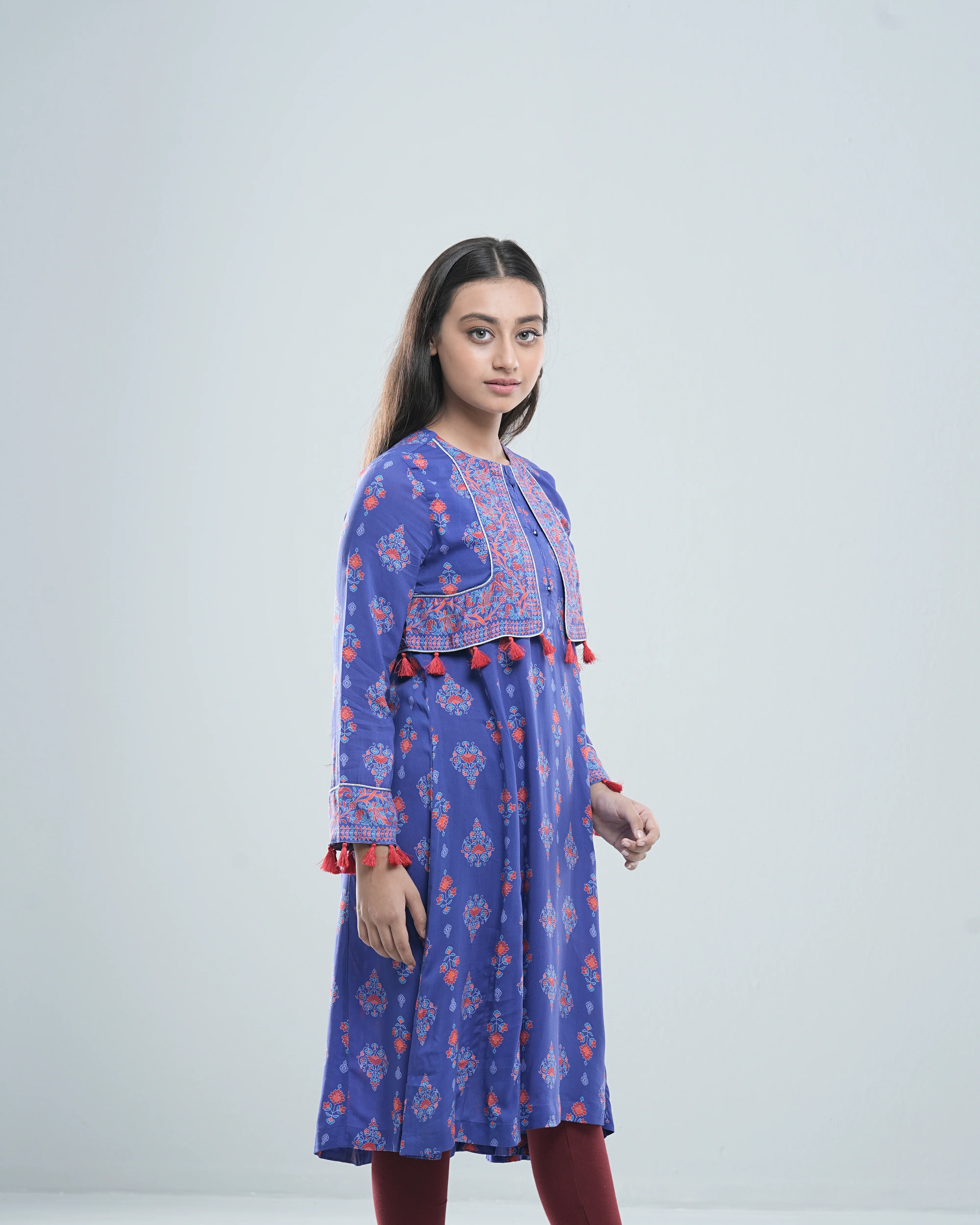 Junior Girls' Ethnic Top (10-14 Years) - Image 3