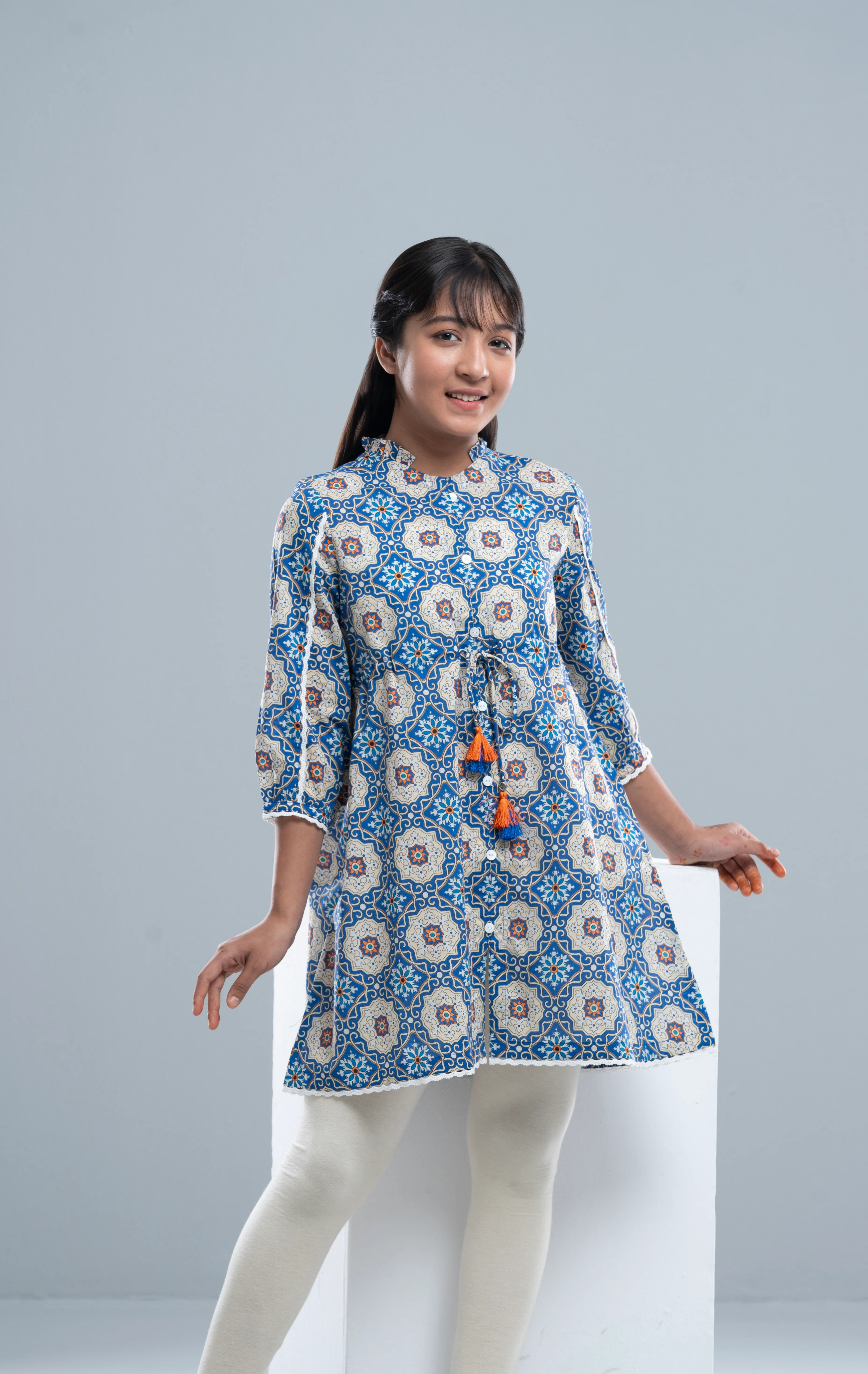 Junior Girls' Ethnic Top (10-14 Years) - Image 7