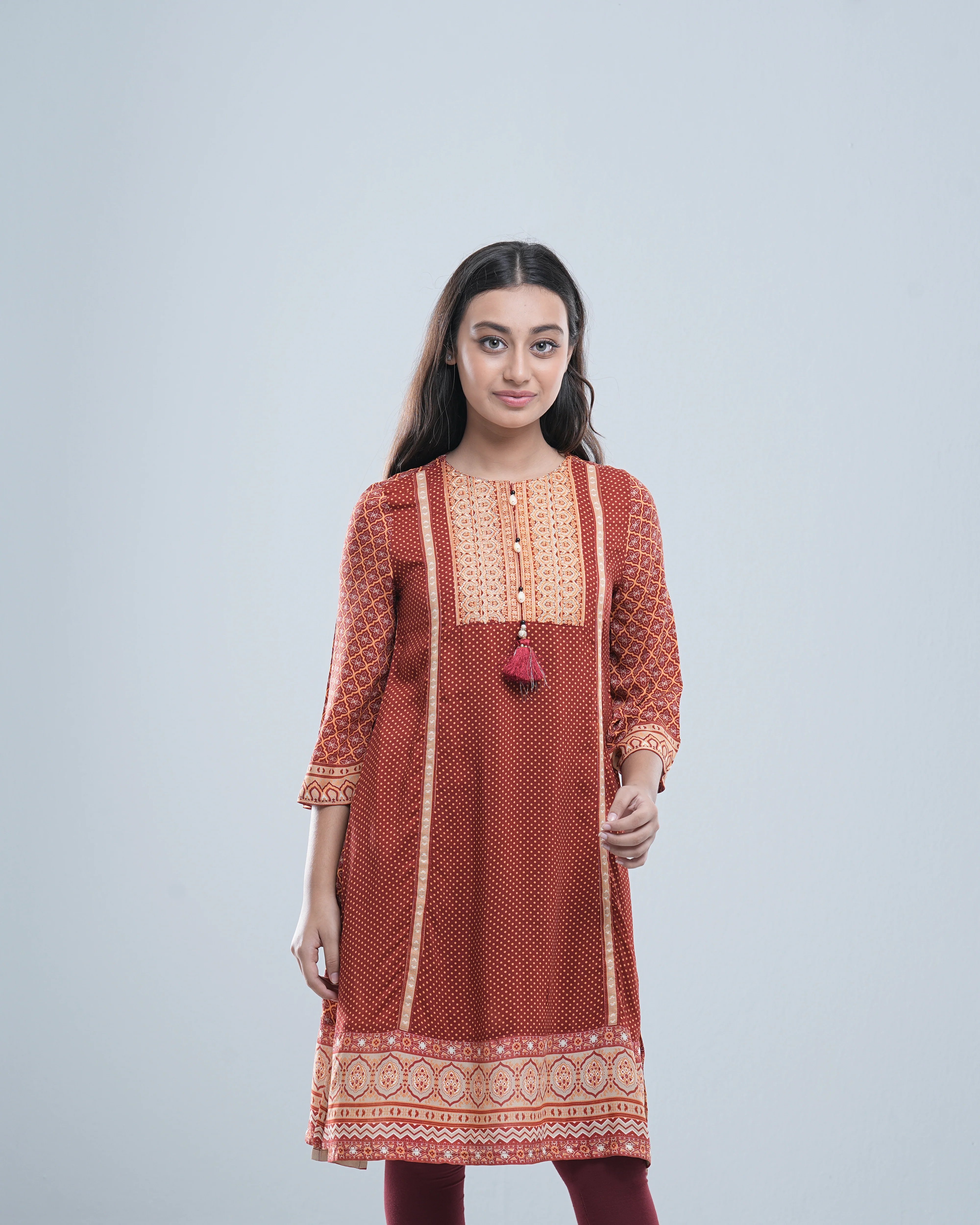 Junior Girls' Ethnic Top (10-14 Years) - Image 2